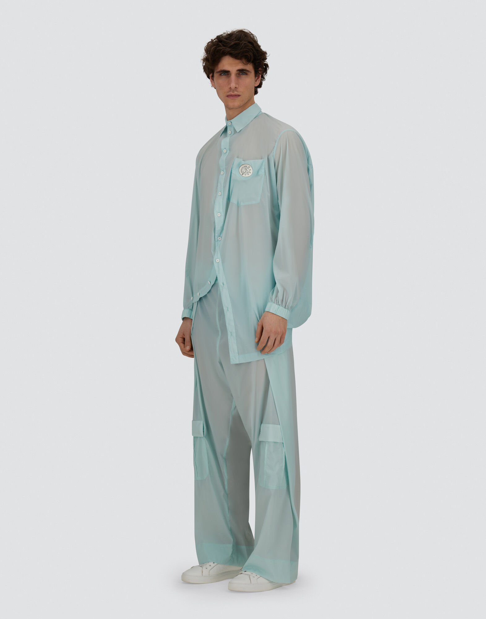 GLOBE SHIRT IN ECO COTTON FEEL
