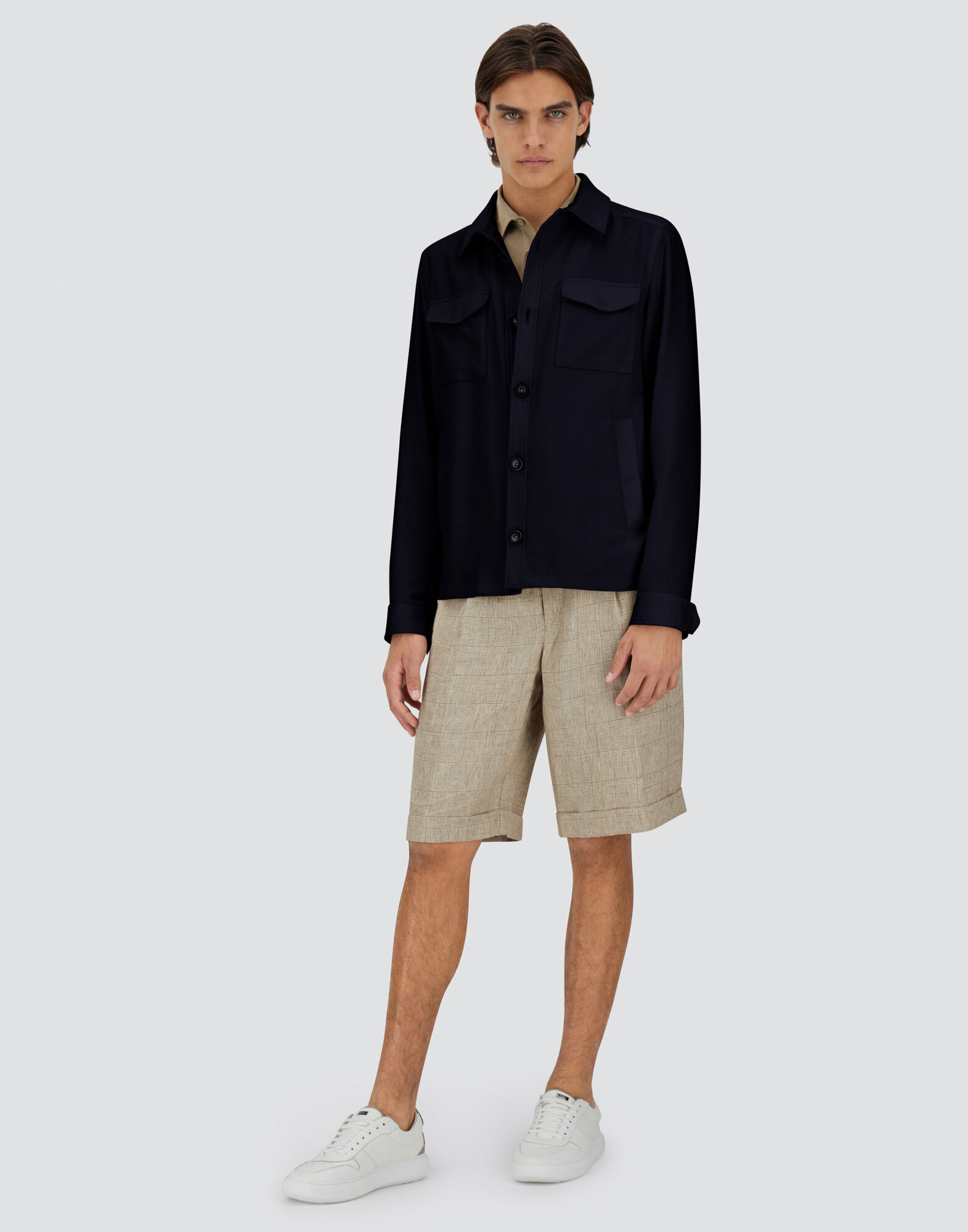 COTTON CASHMERE RAIN SHACKET