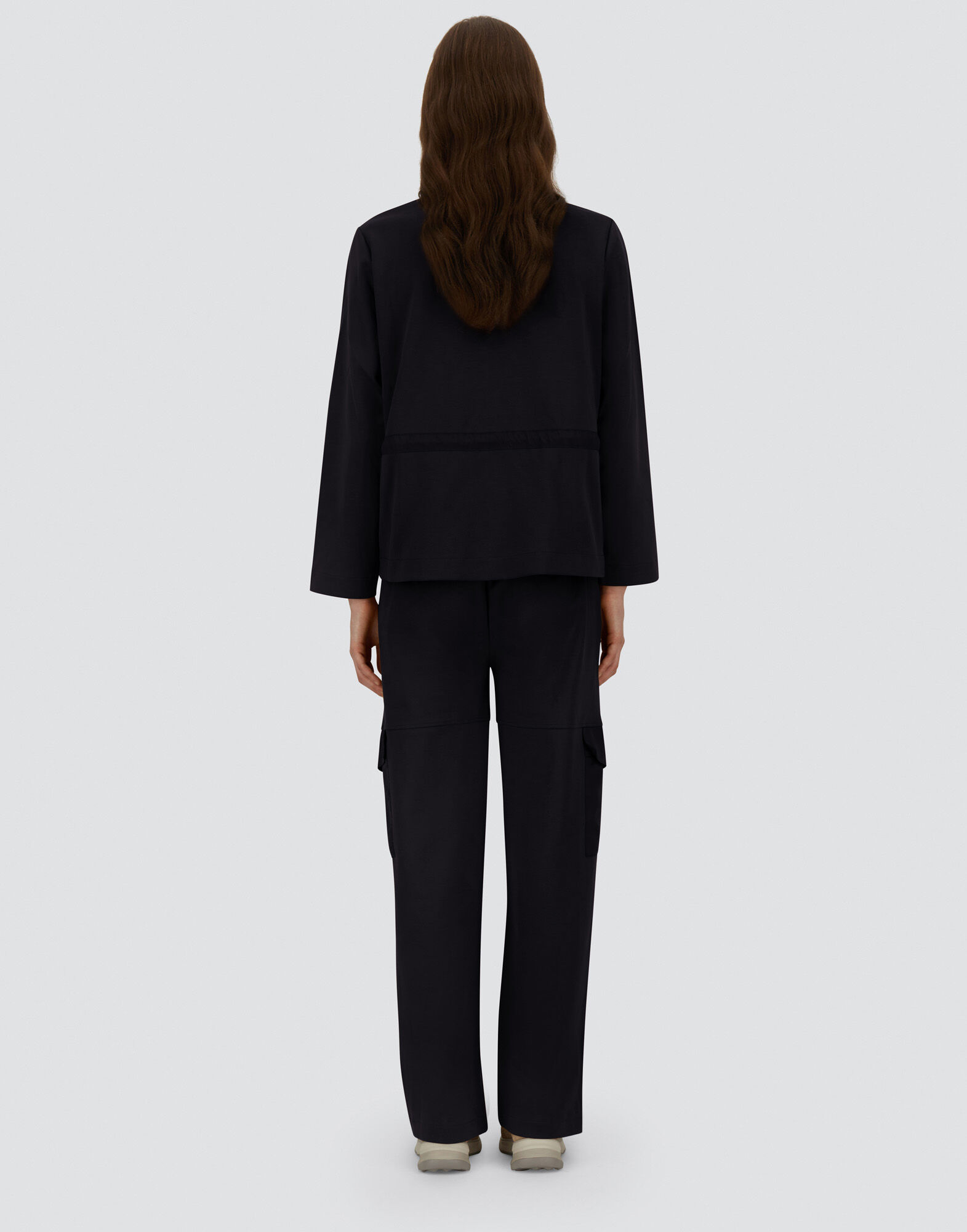 TROUSERS IN 100% COTTON INTERLOCK AND ARENDELLE