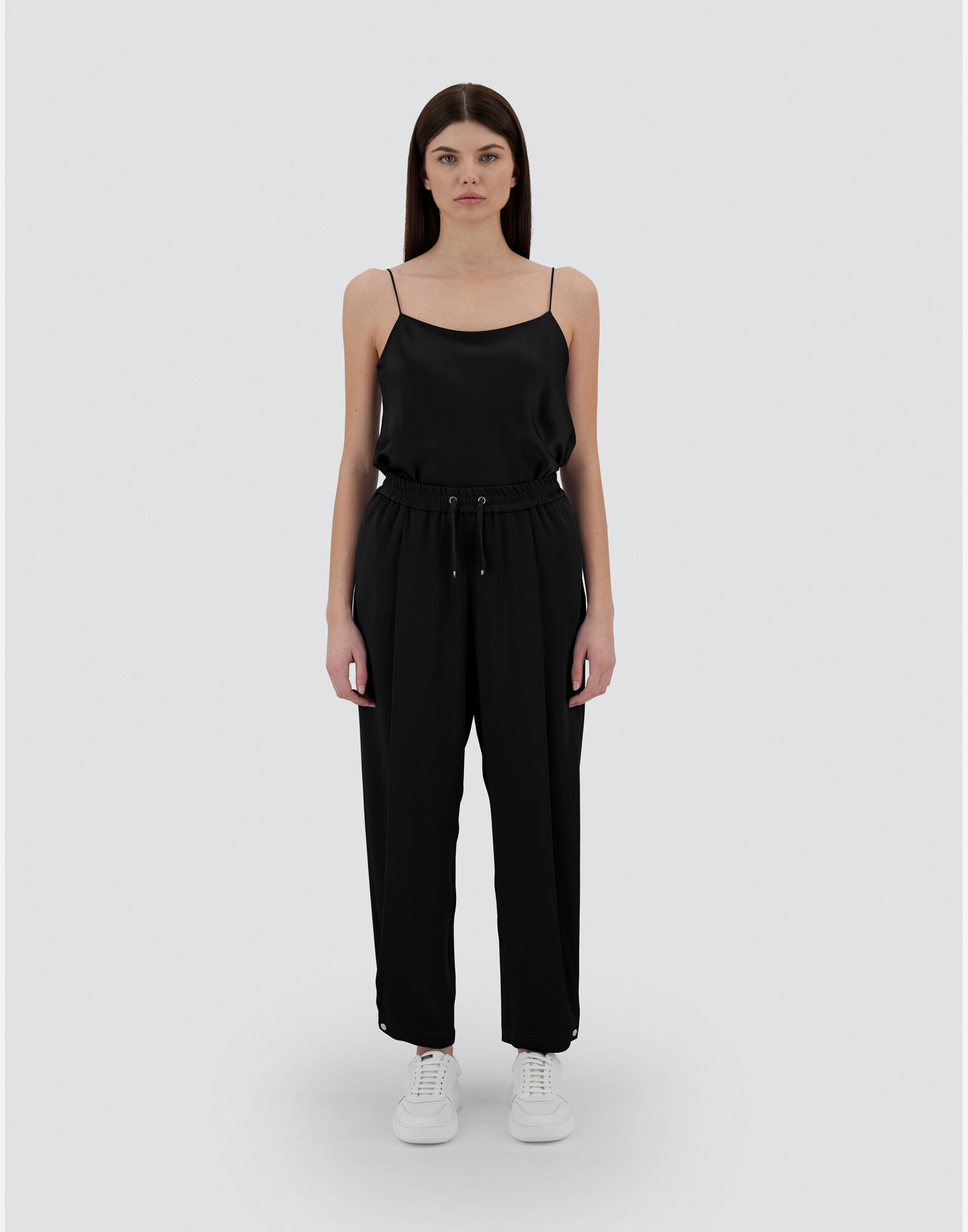 RESORT TROUSERS IN SATIN EFFECT