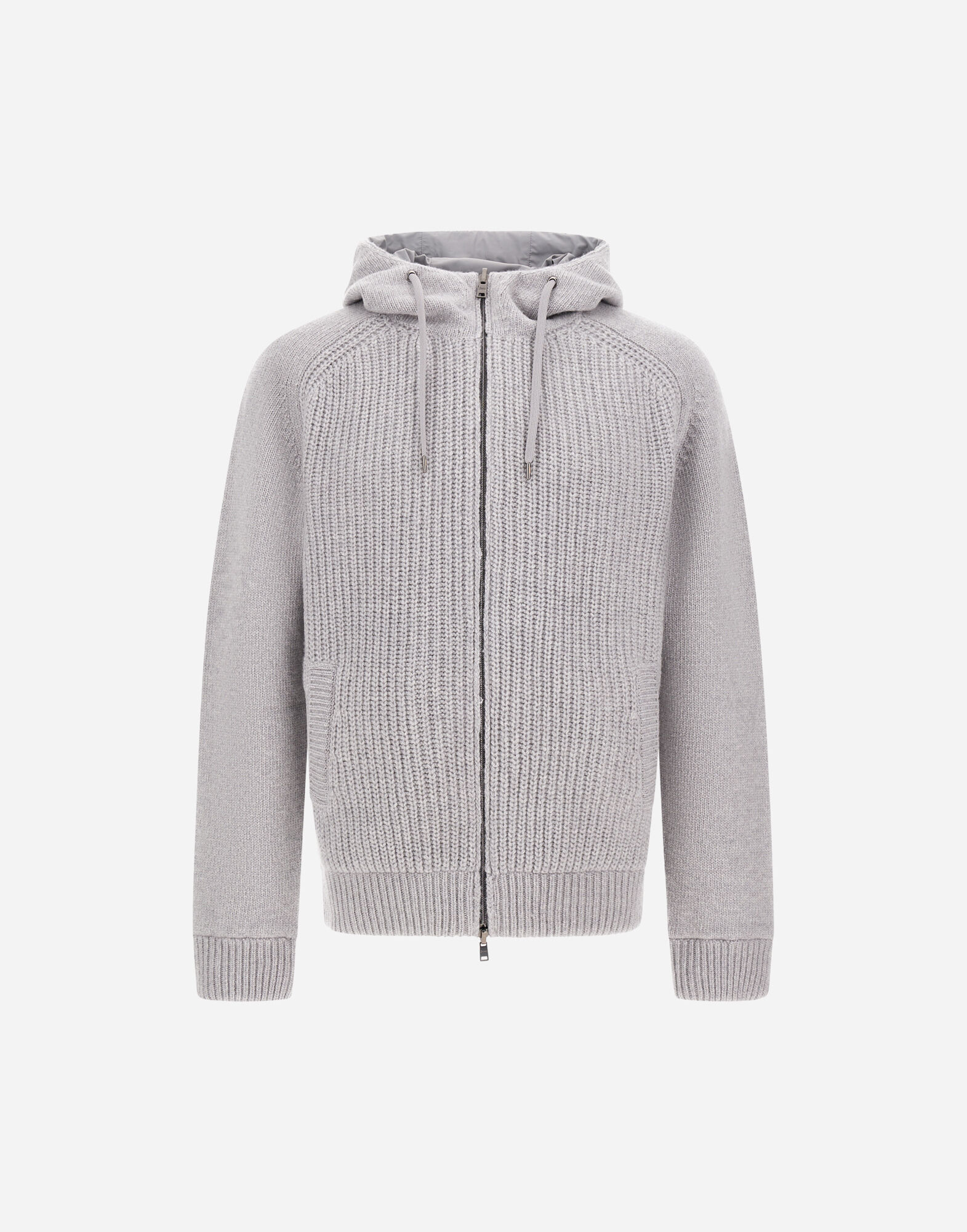 RESORT CARDIGAN IN STOCKING-STITCHED CARDED WOOL