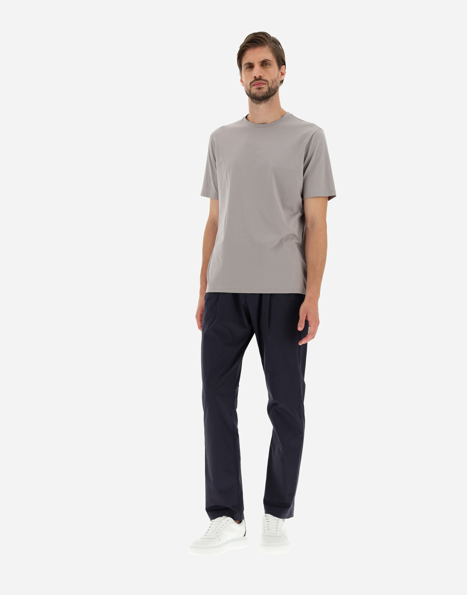 SUPERFINE?COTTON STRETCH T-SHIRT