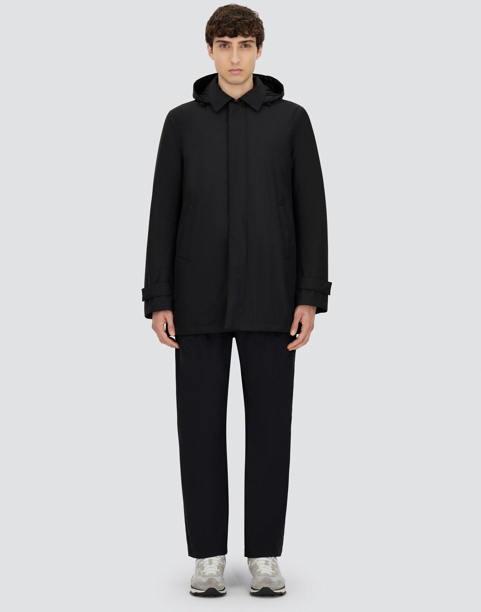 LONG PARKA IN 2-LAYER WINDSTOPPER