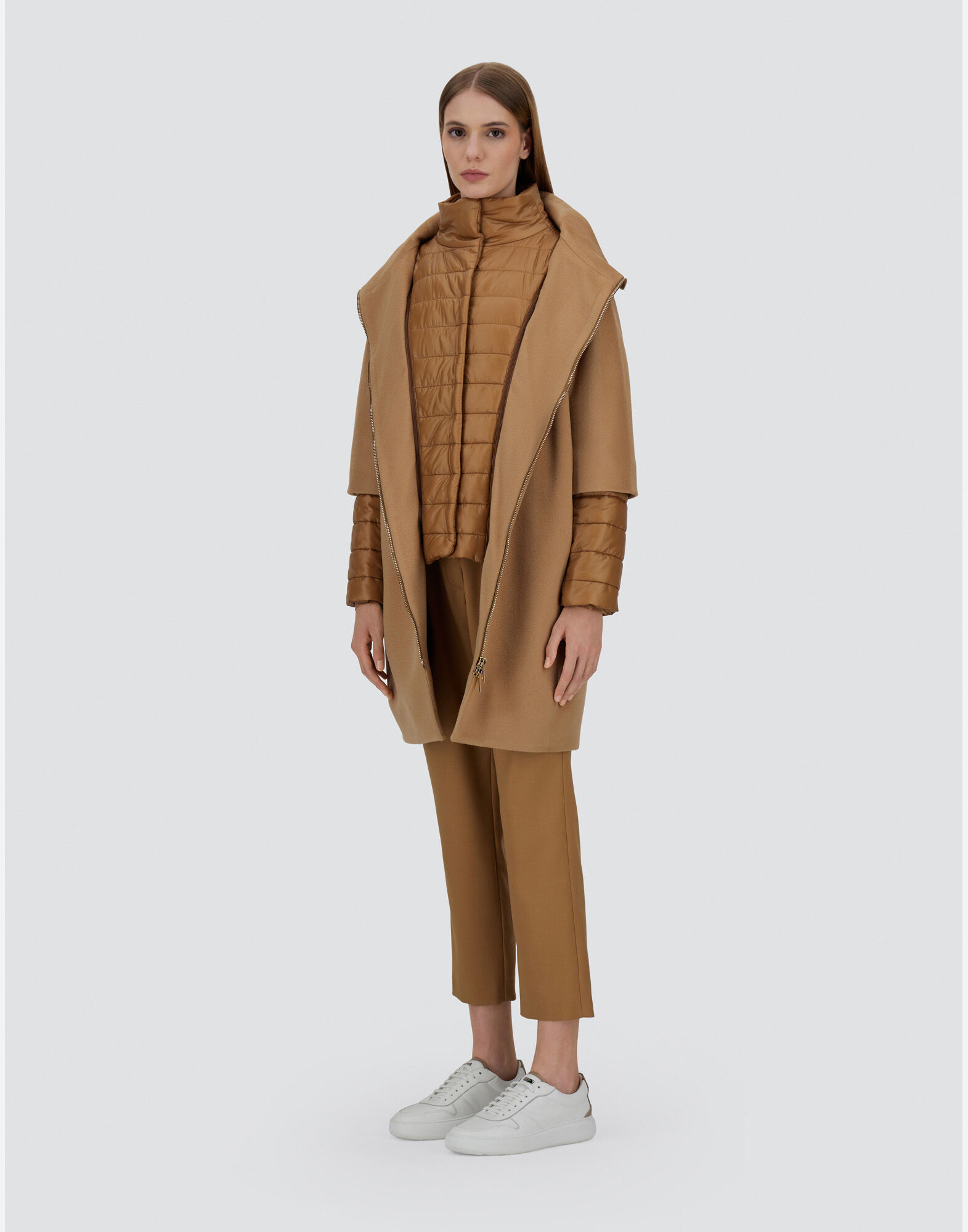 COAT IN LUXURY WOOL AND NYLON ULTRALIGHT