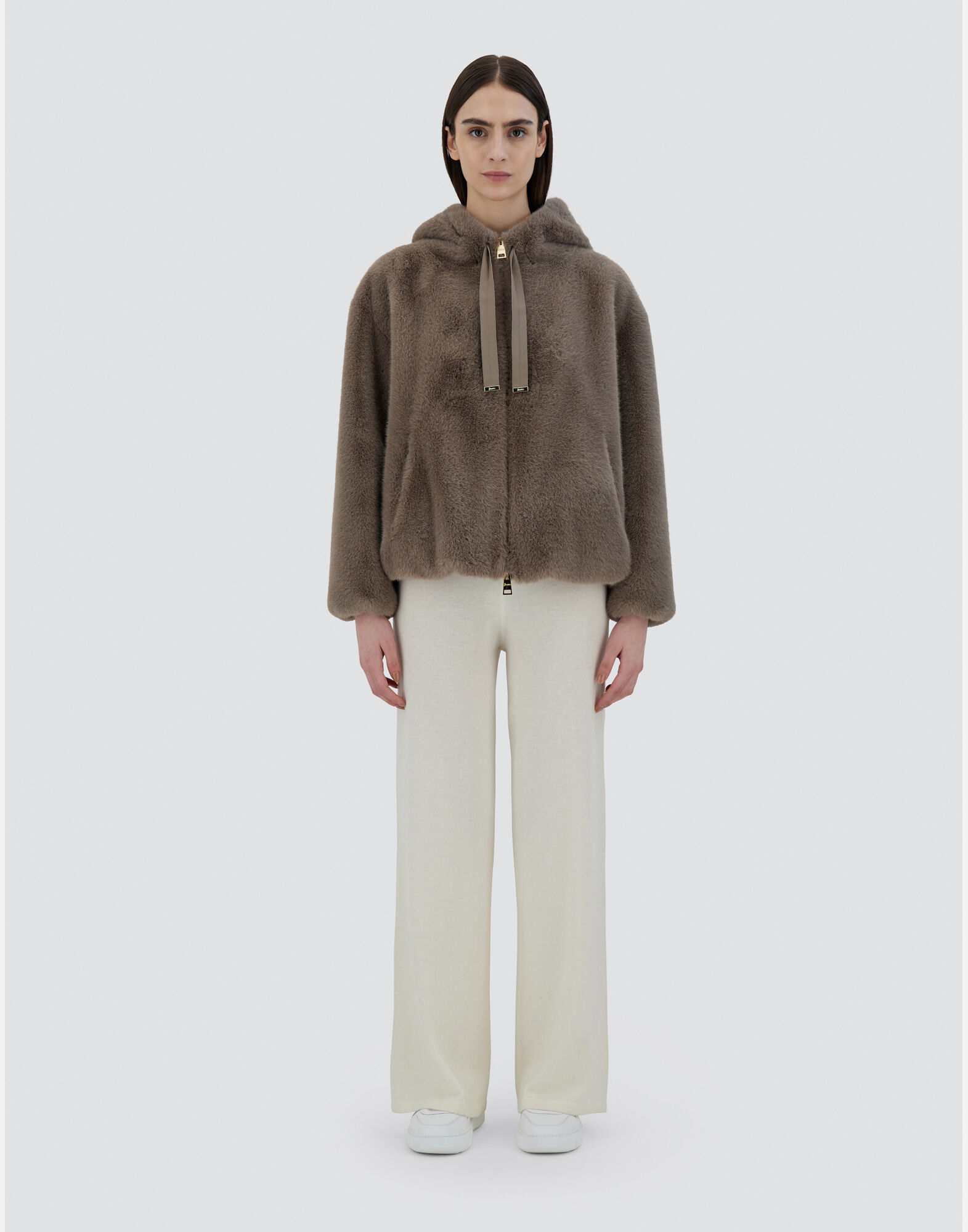 SWEATSHIRT IN FAUX MINK FUR