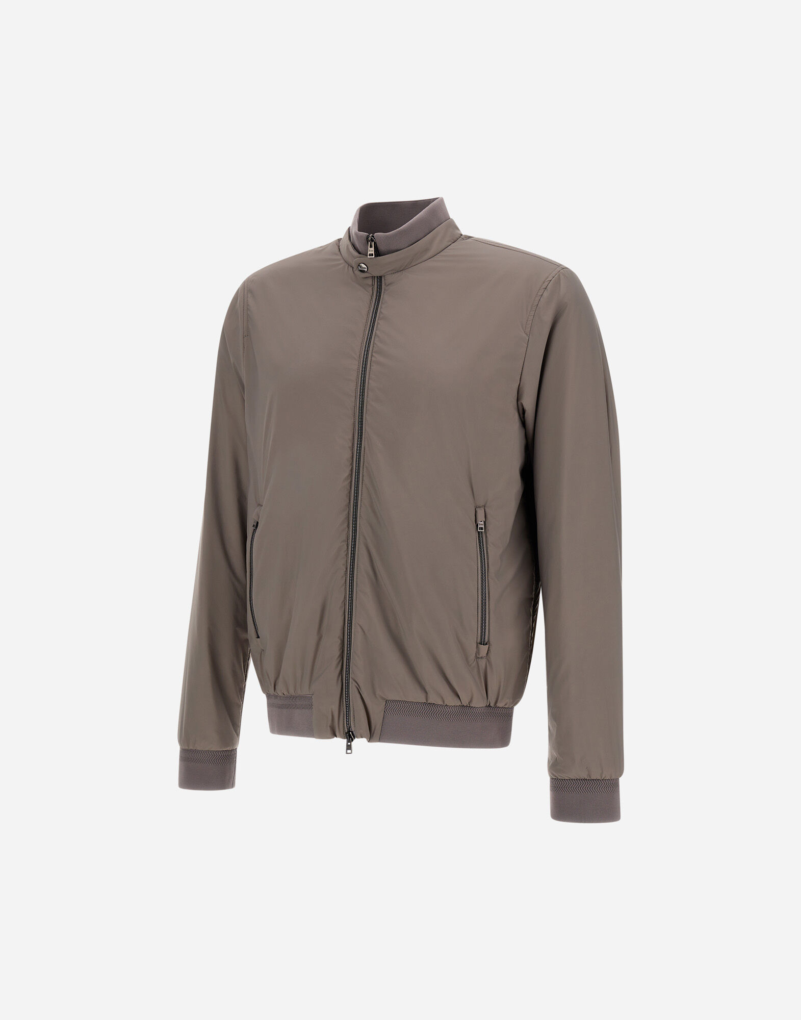 ECOAGE HIGH-COLLAR BOMBER JACKET