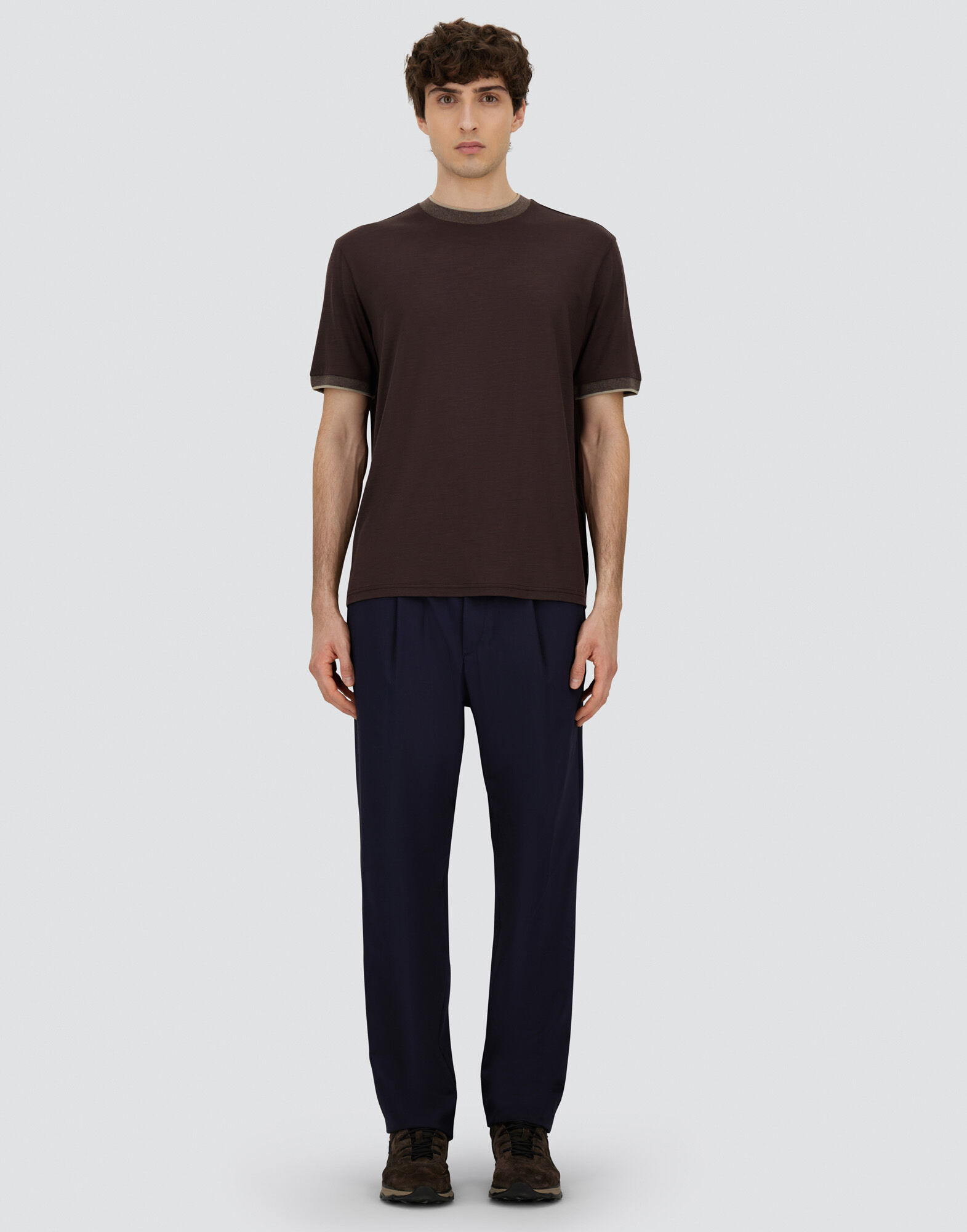 T-SHIRT IN SOFT WOOL JERSEY