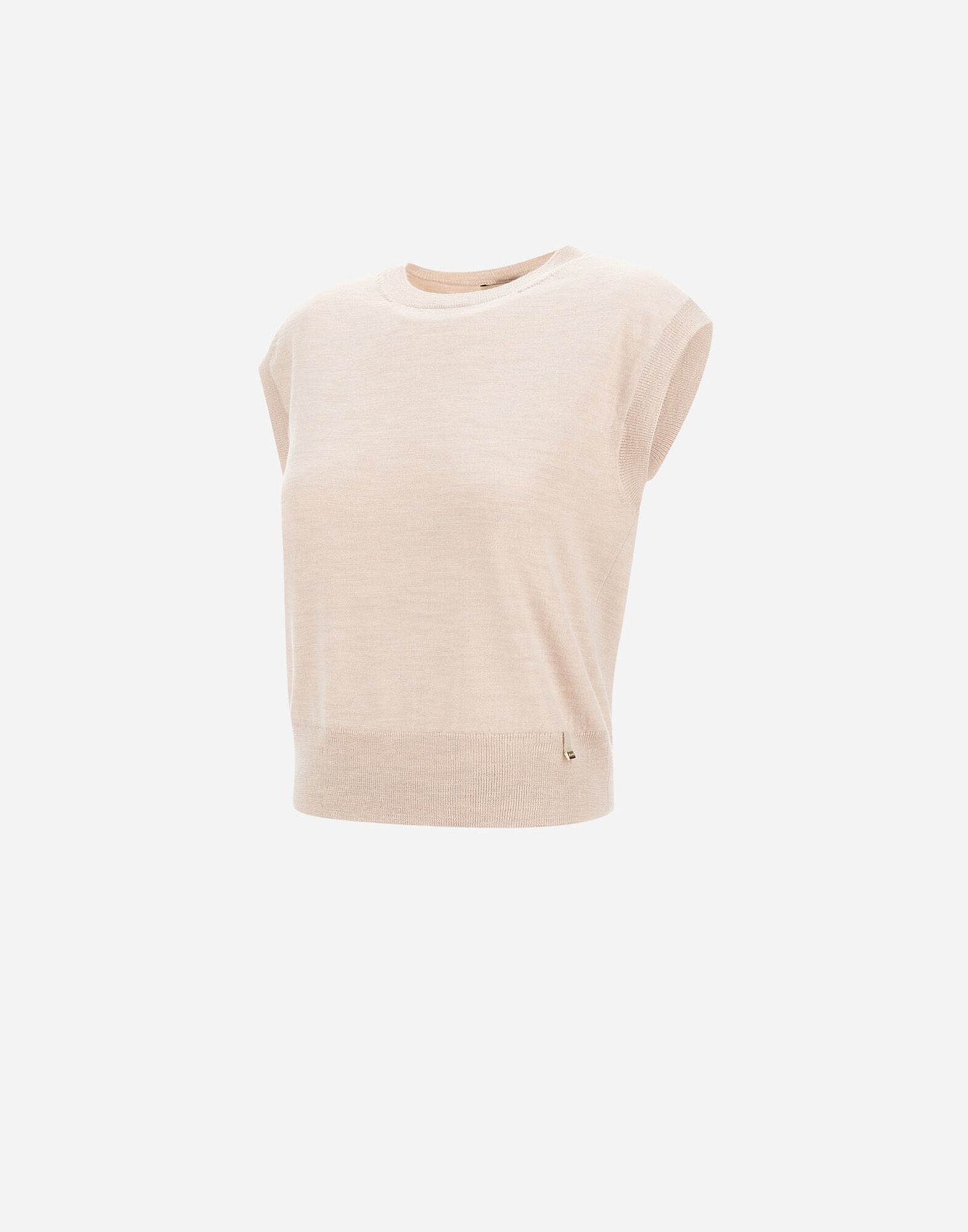 VEST IN BASIC MERINO WOOL