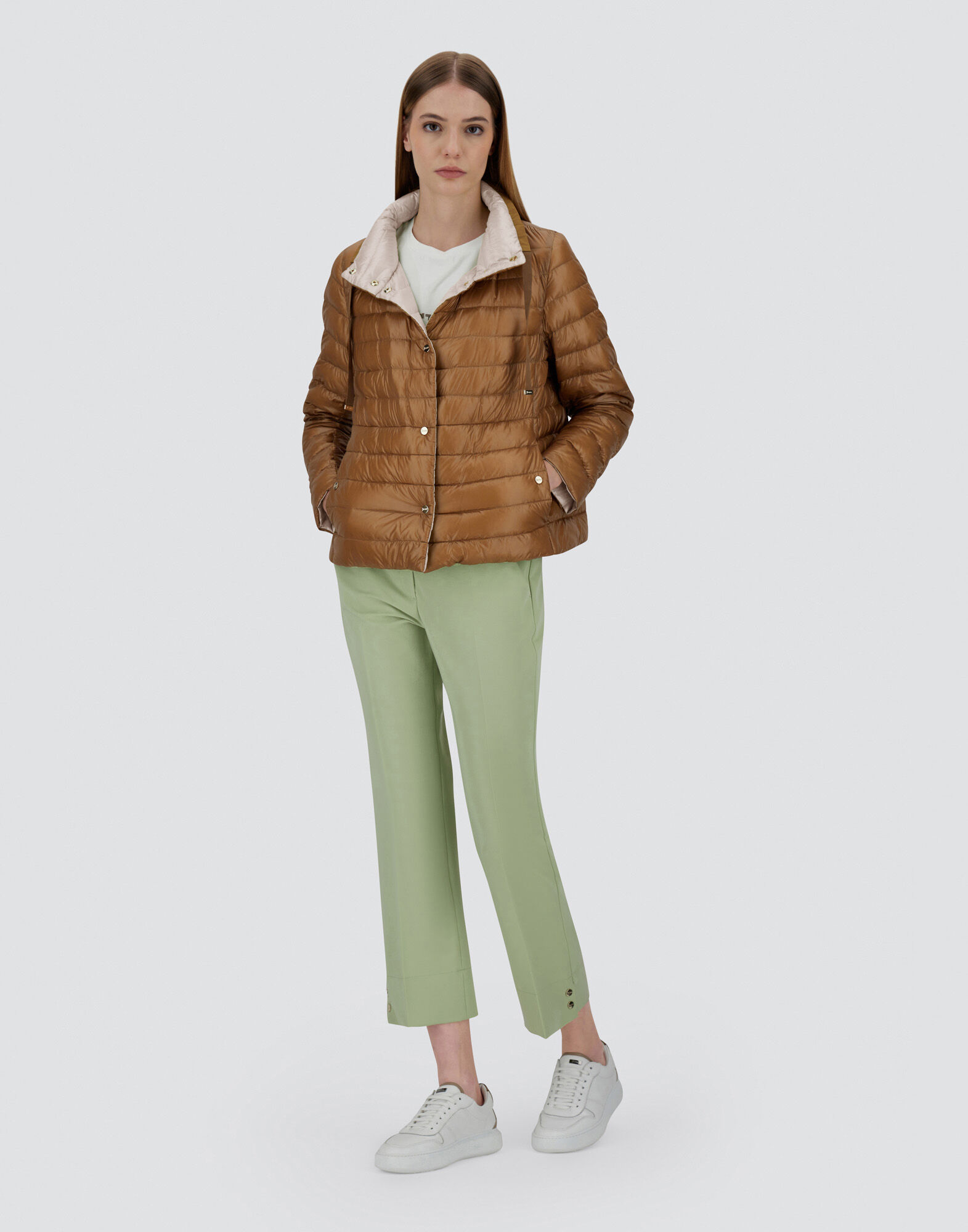 REVERSIBLE CAPE IN NYLON?ULTRALIGHT