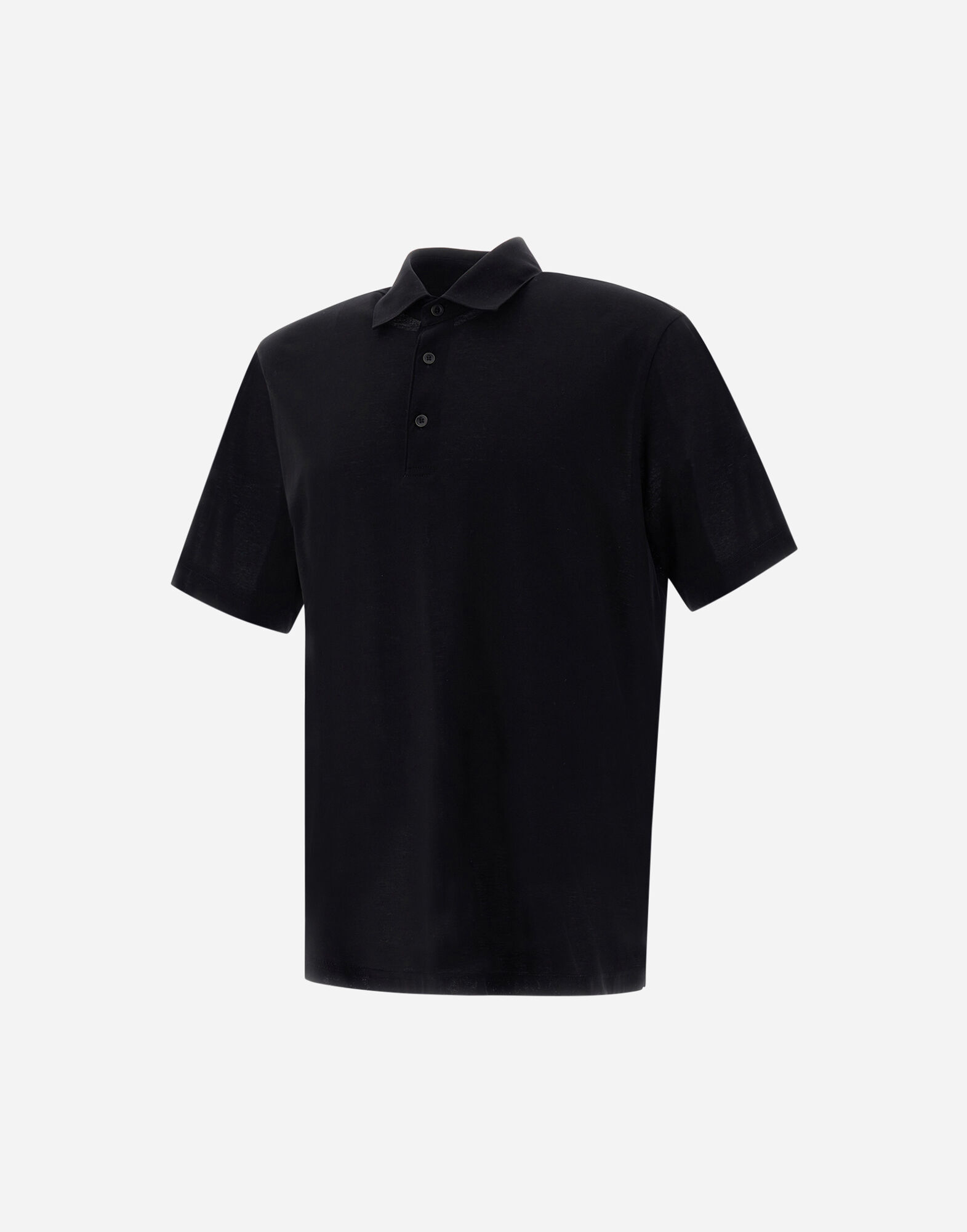 JERSEY CREPE POLO SHIRT