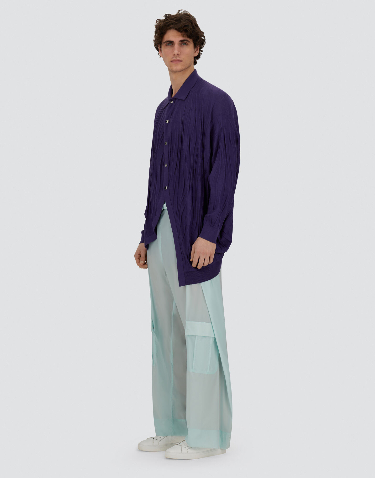 PURE WOOL GLOBE SHIRT