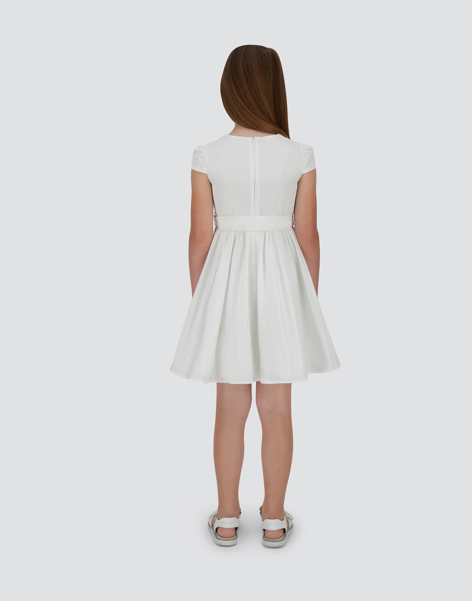 NEW TECHNO TAFFETA DRESS