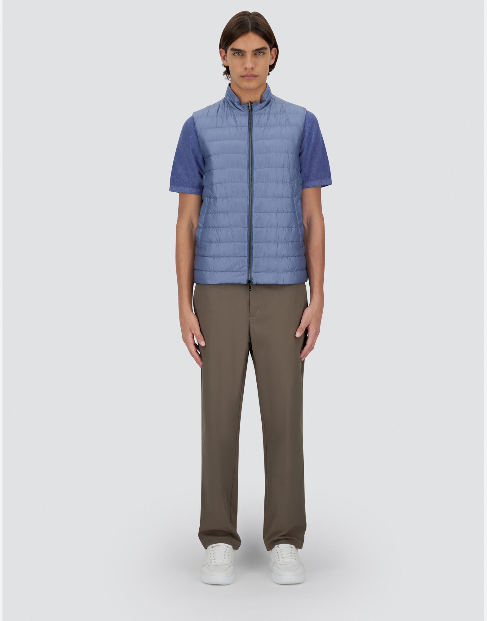 TWO-TONE REVERSIBLE NYLON ULTRALIGHT VEST