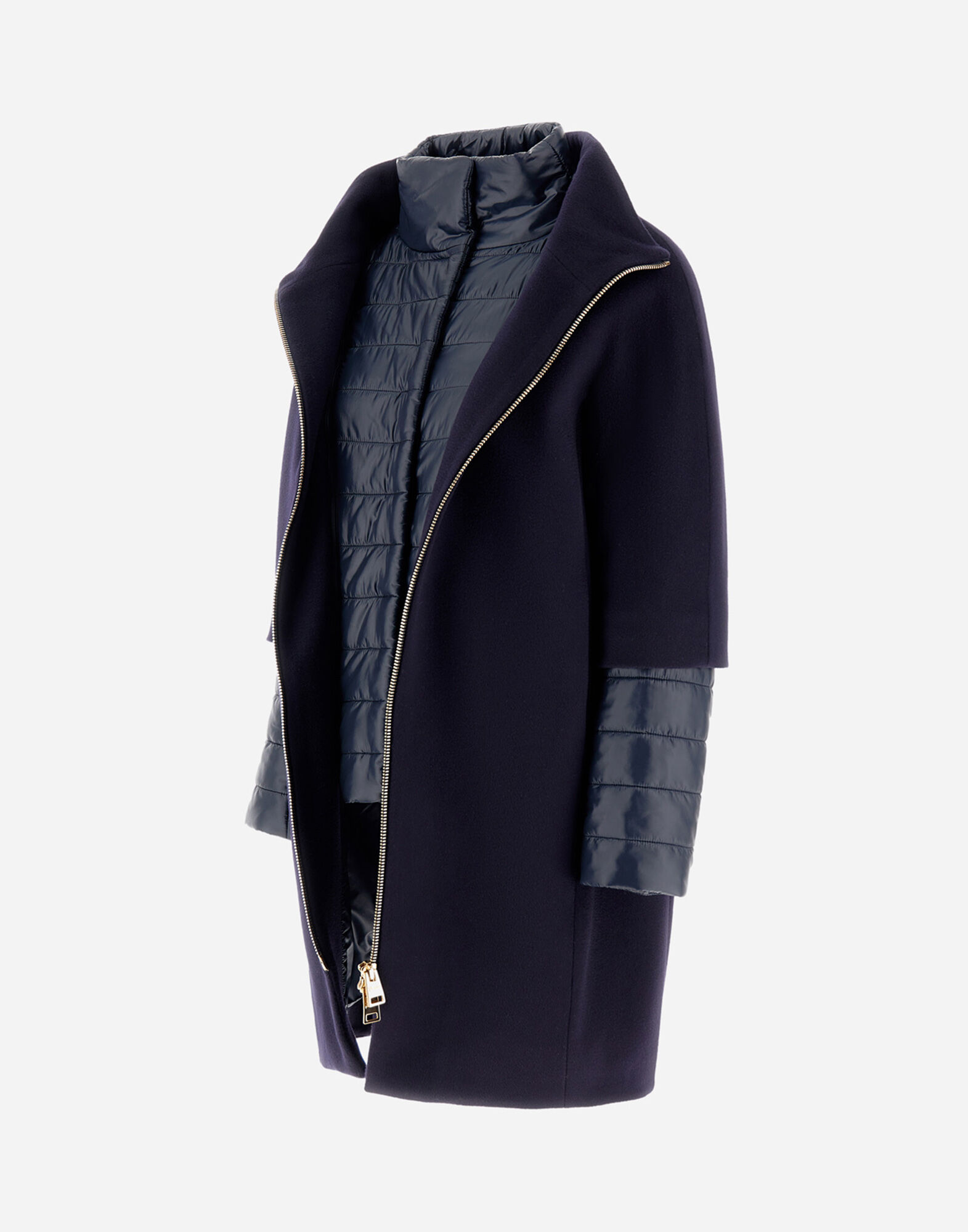 COAT IN LUXURY WOOL AND NYLON ULTRALIGHT