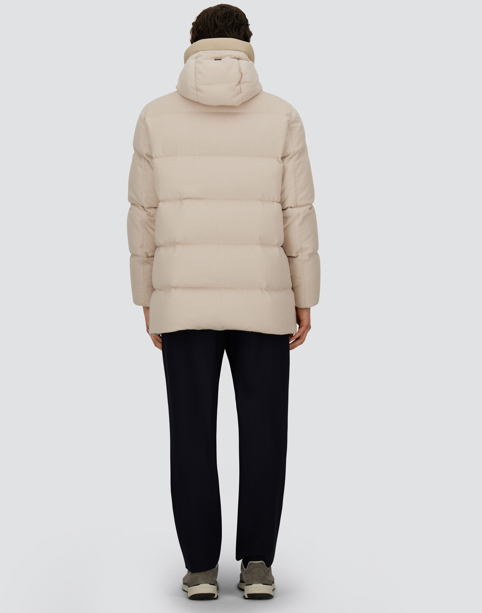 JACKET IN CASHMERE, SILK AND ECOAGE