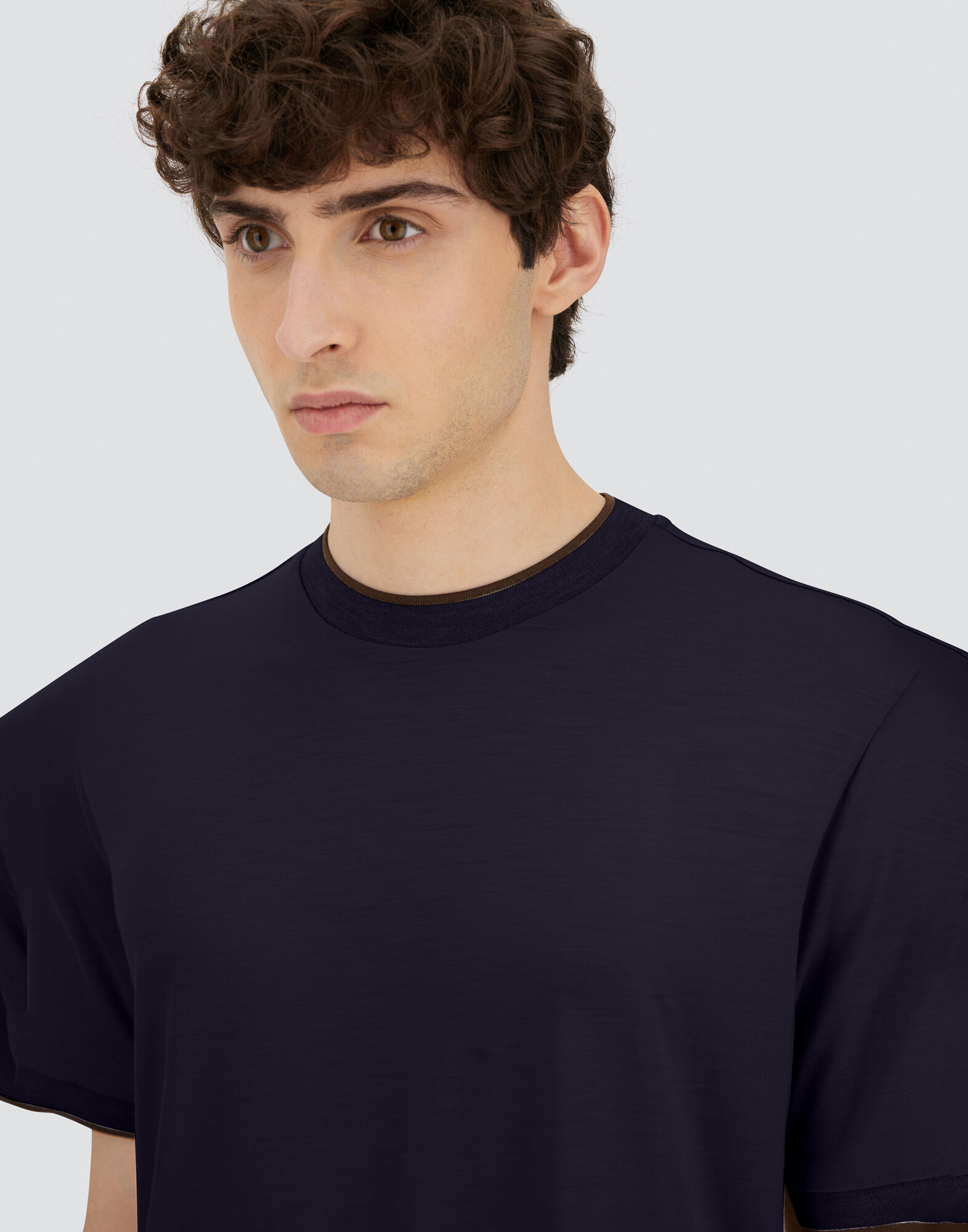 T-SHIRT IN SOFT WOOL JERSEY