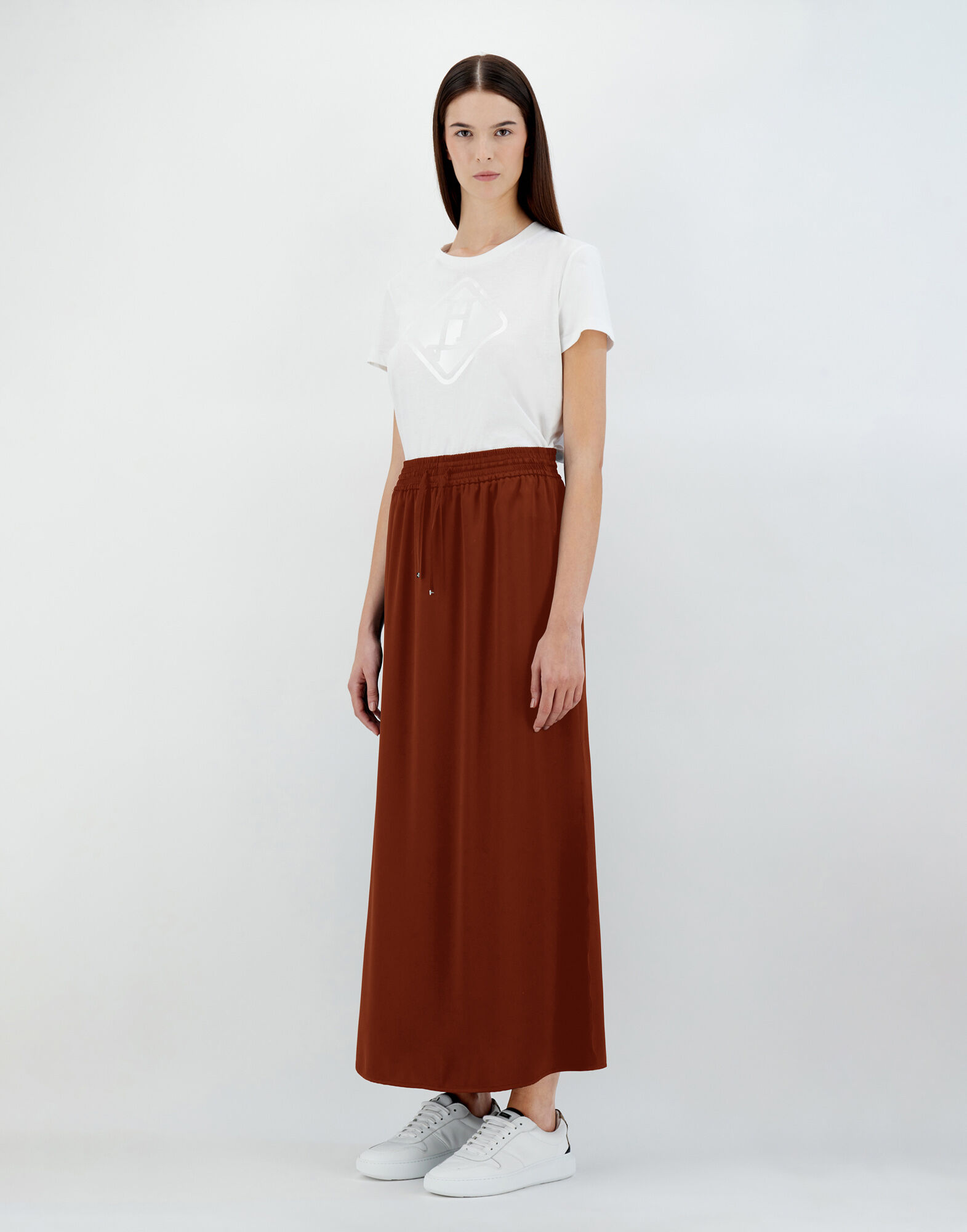 SATIN SKIRT