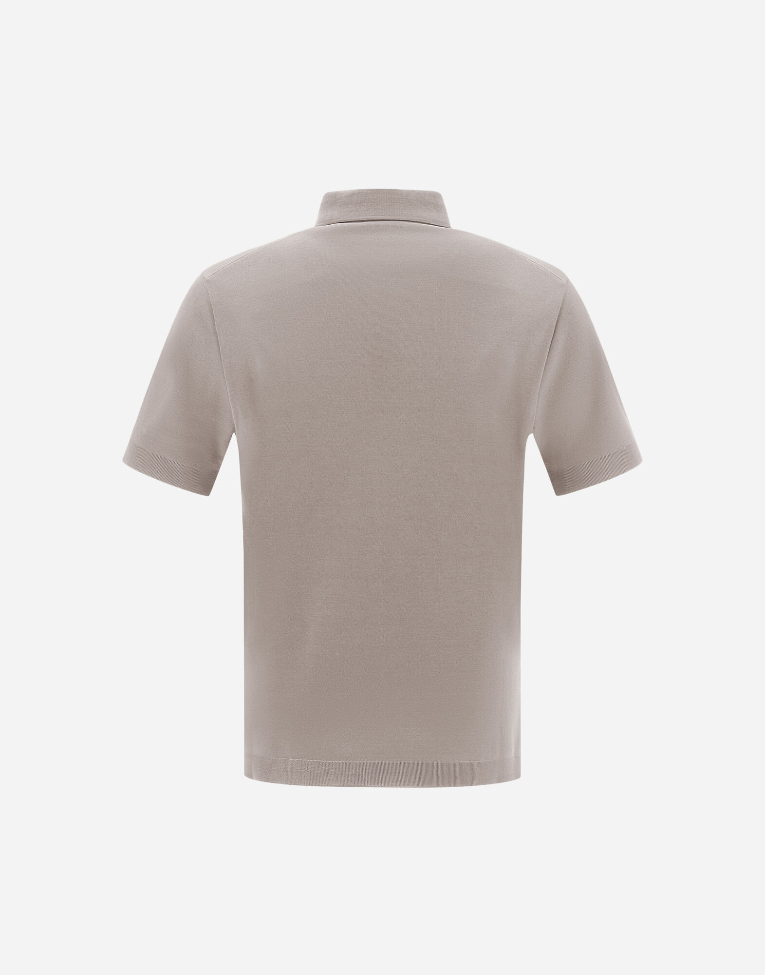 JERSEY KNIT EFFECT POLO SHIRT