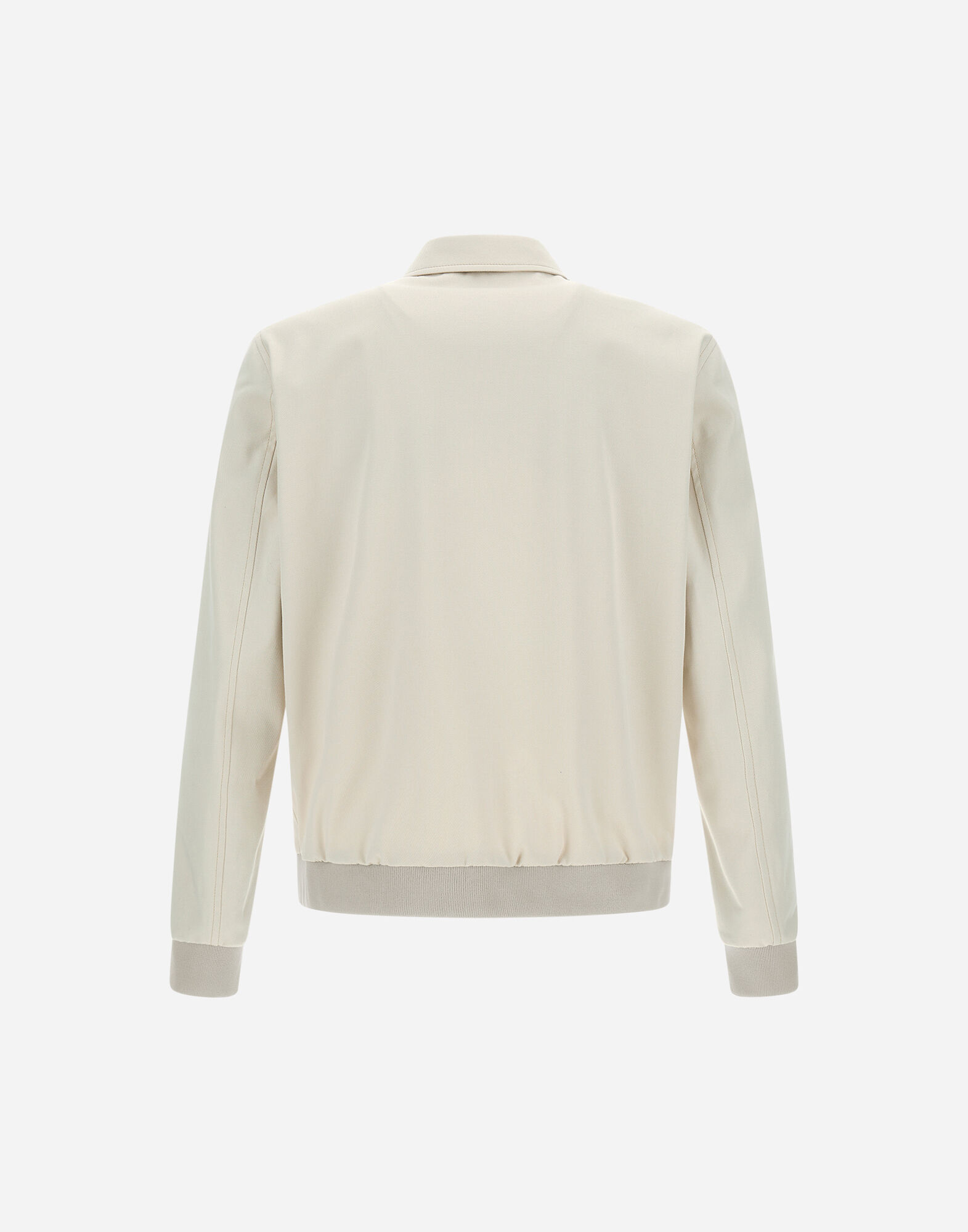 DIAGONAL COTTON BOMBER JACKET