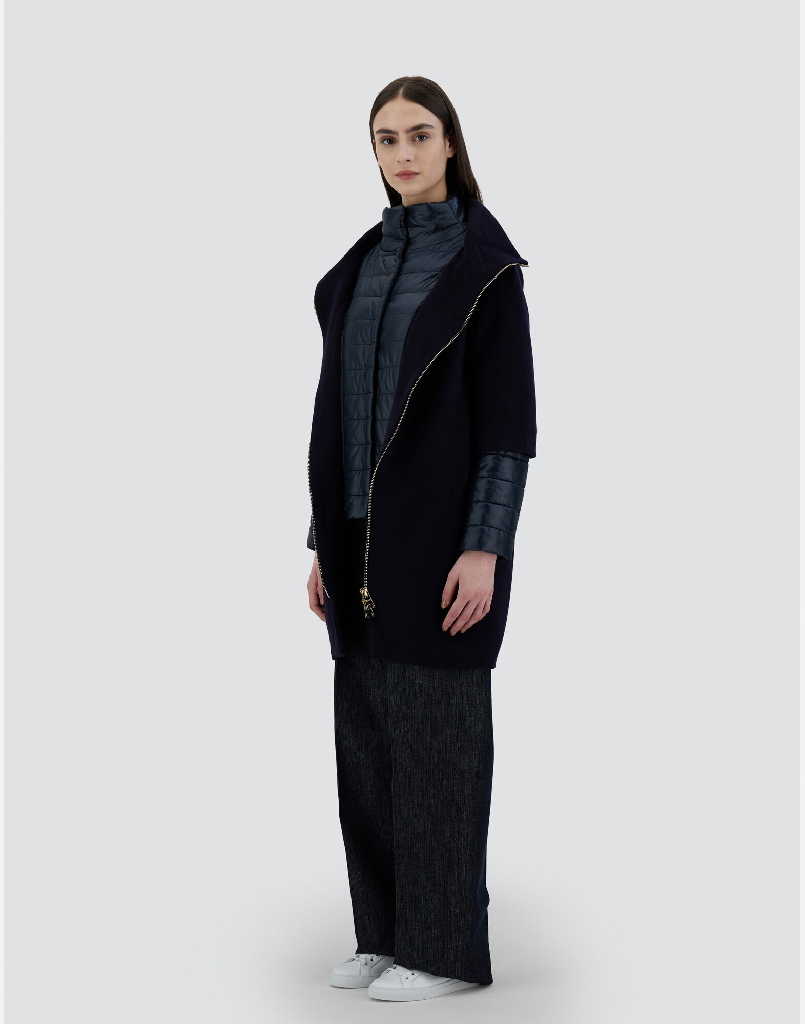 COAT IN LUXURY WOOL AND NYLON ULTRALIGHT