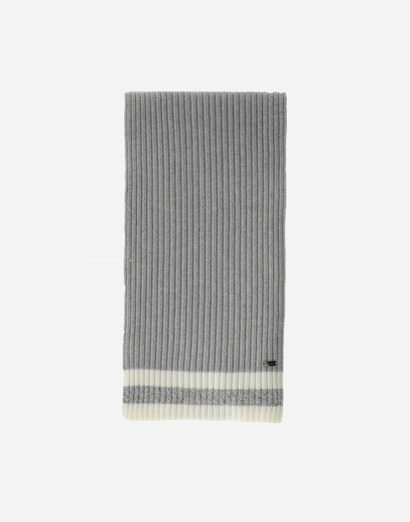 RESORT SCARF IN DOUBLE RIB WOOL