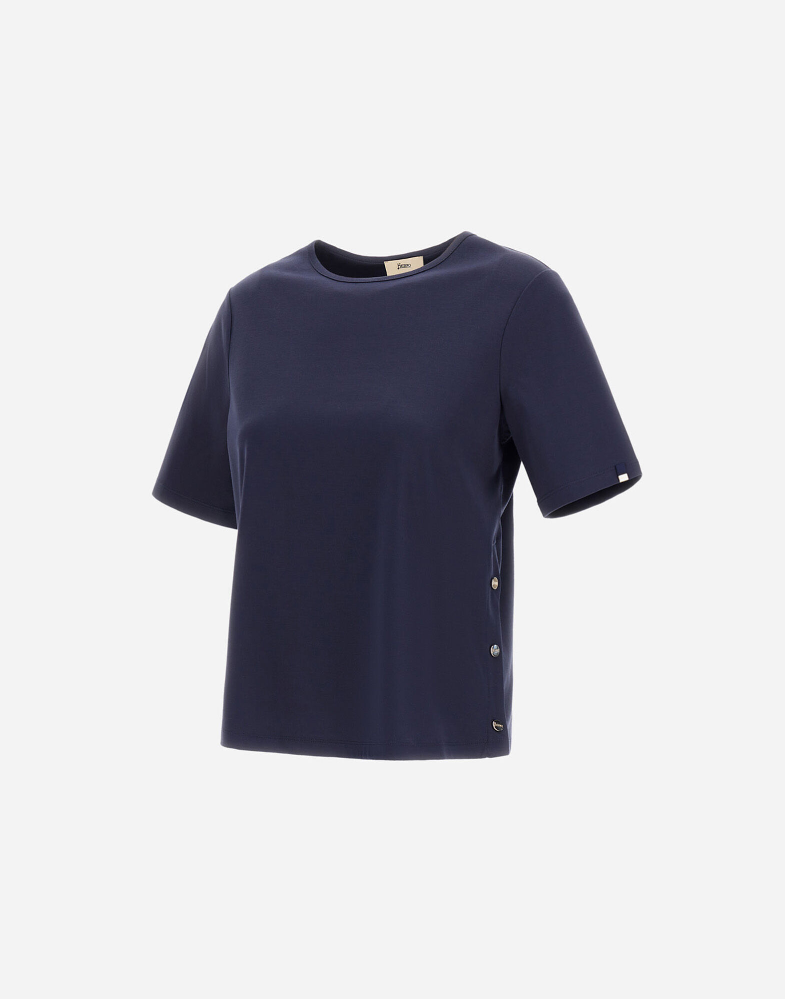T-SHIRT IN EVER COTTON INTERLOCK AND MONOGRAM LUREX