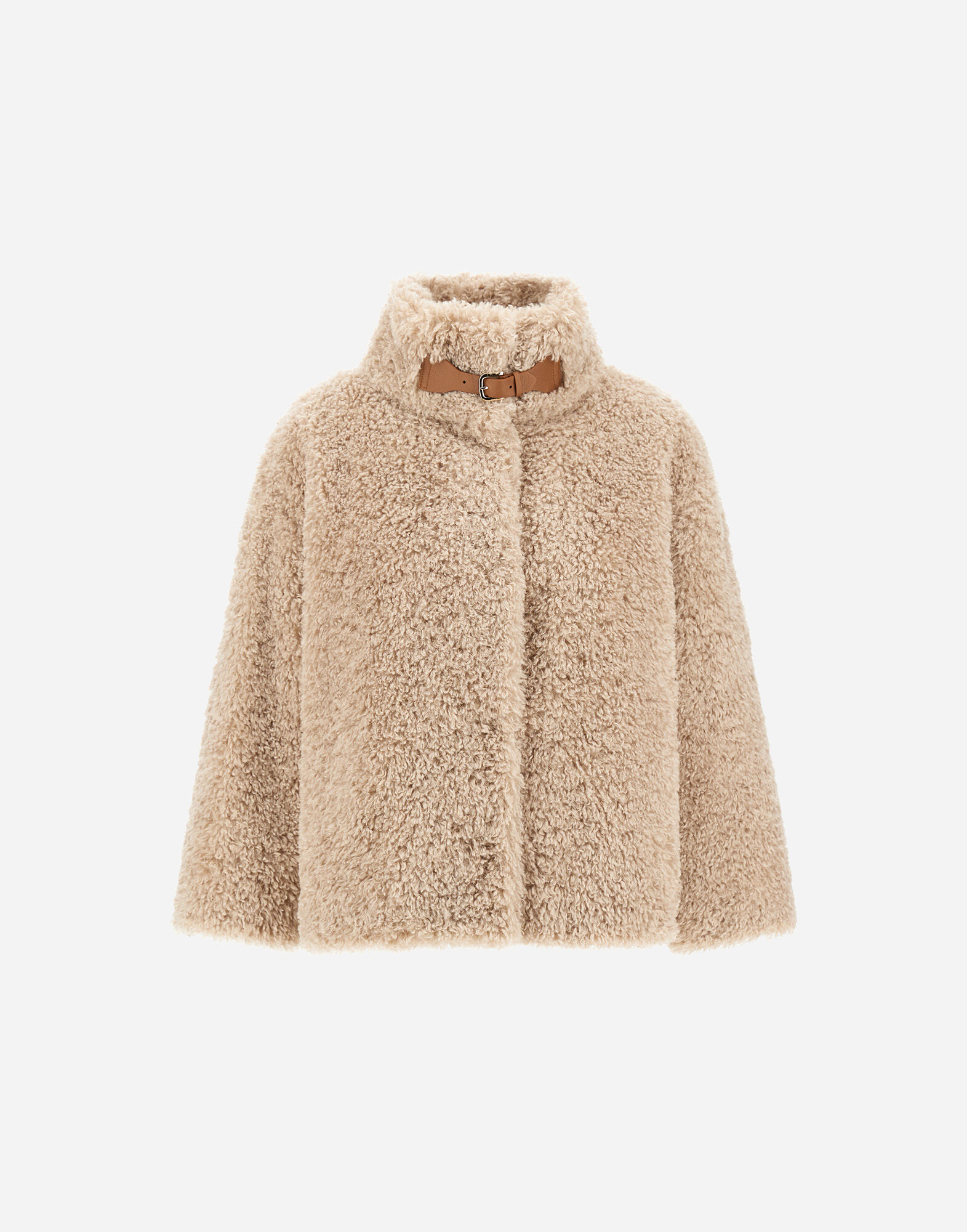 CAPE IN CURLY ALTERNATIVE FUR