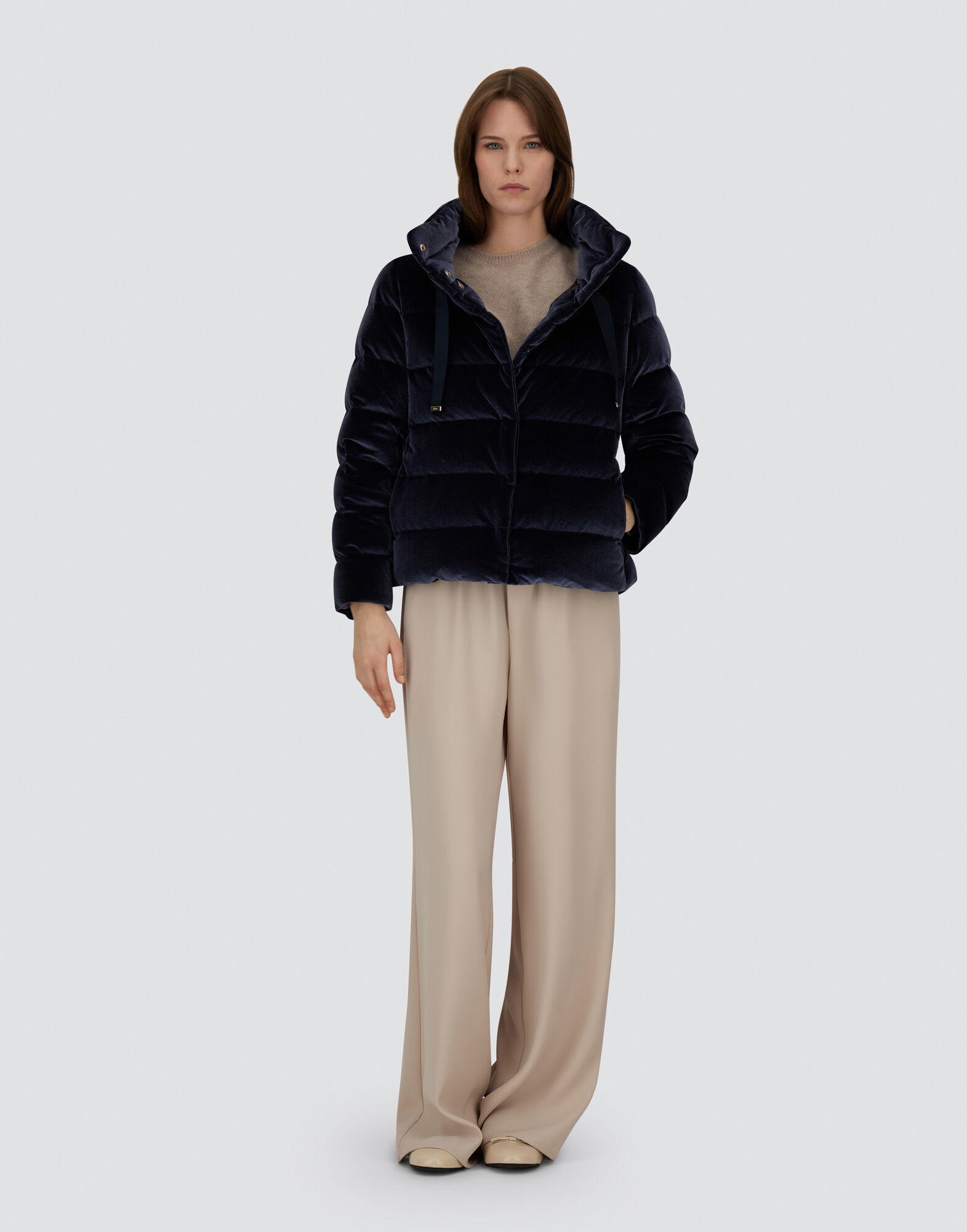 JACKET IN SMOOTH VELVET