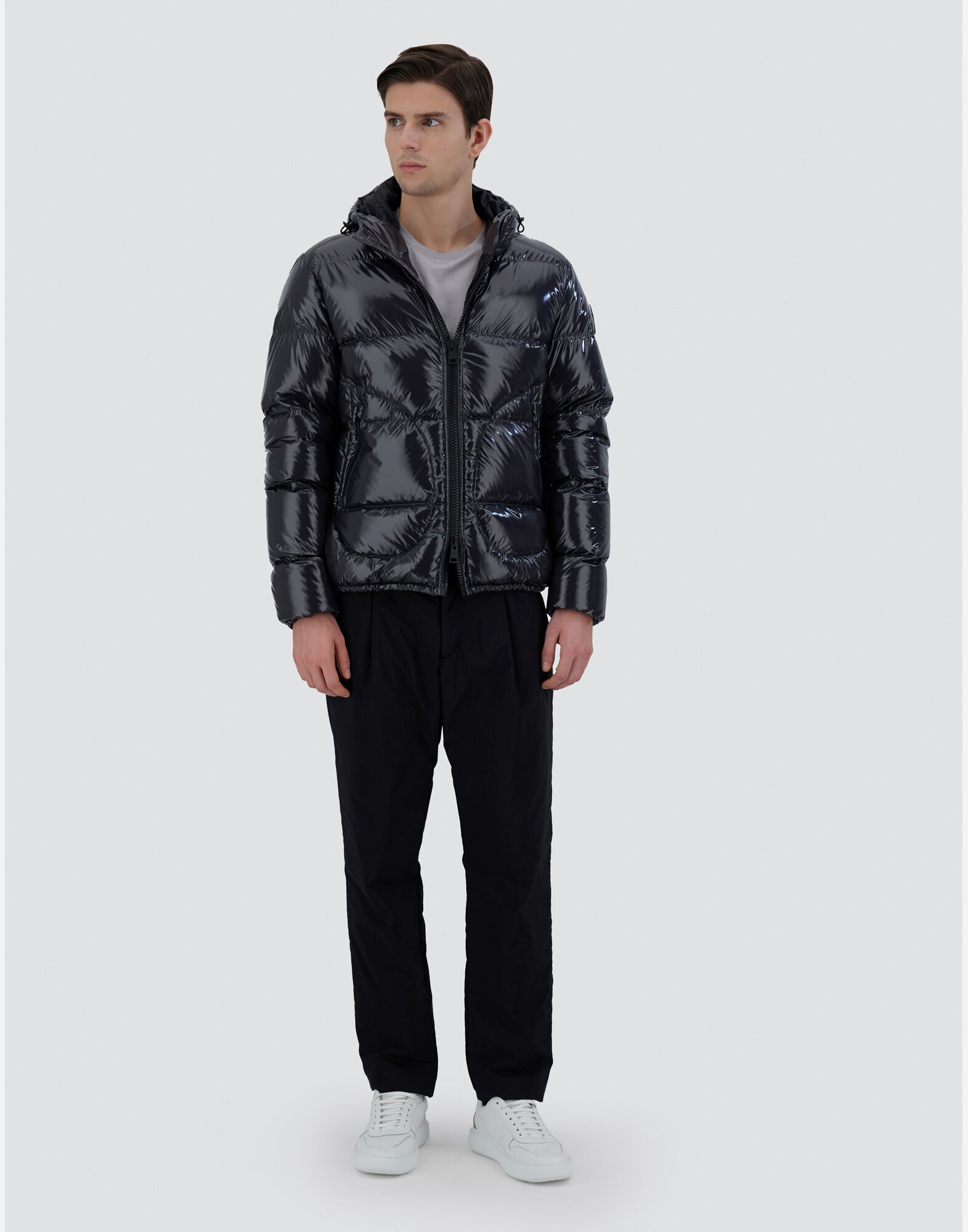 BOMBER JACKET IN GLOSS