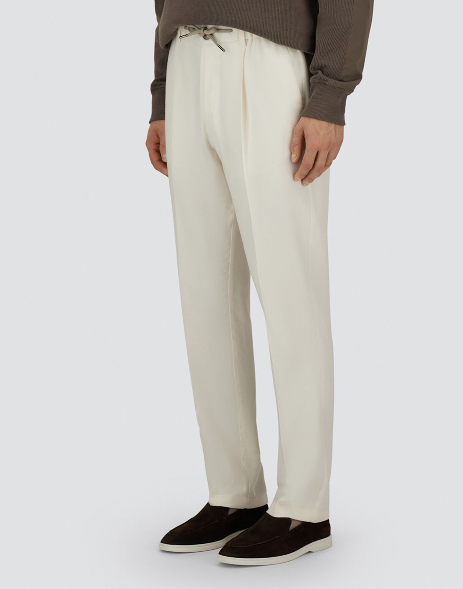 RESORT TROUSERS IN CASHMERE SILK