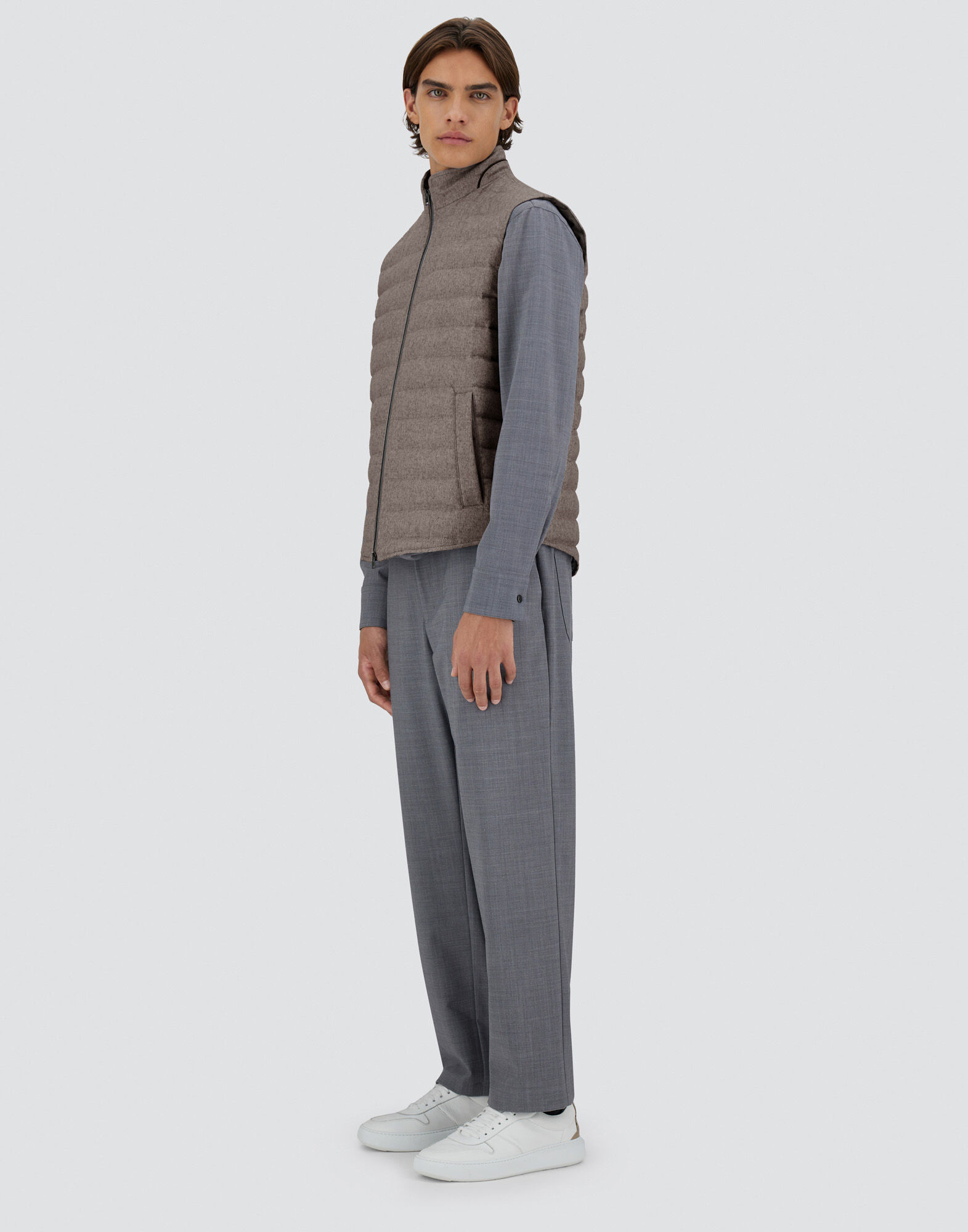 CASHMERE AND SILK VEST