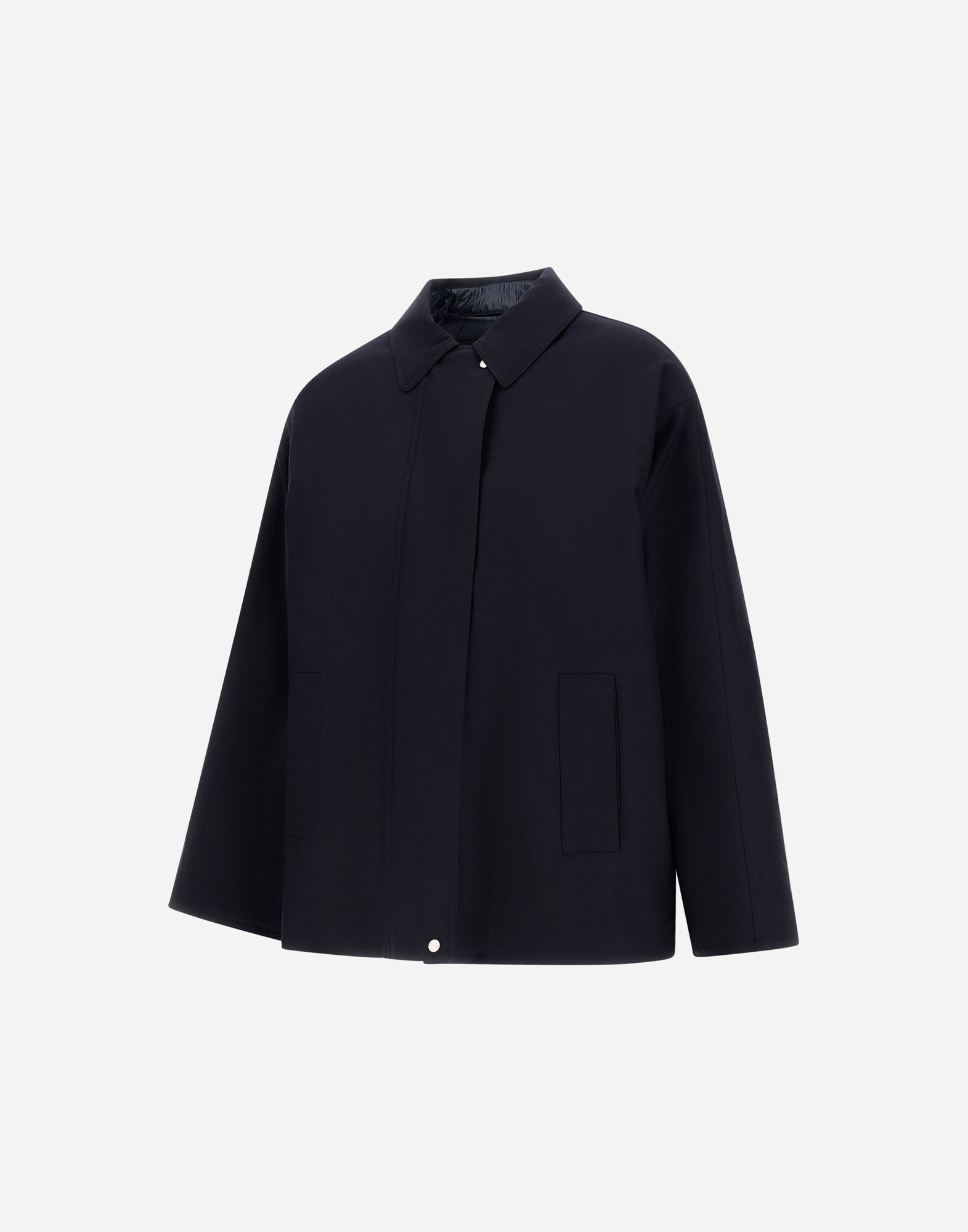 JACKET IN FLUID WOOL AND NYLON ULTRALIGHT