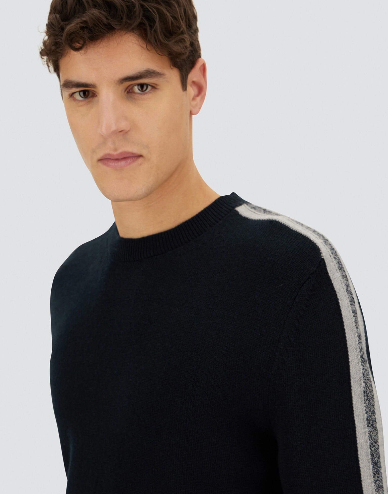 RESORT SWEATER IN CARDED PURE WOOL