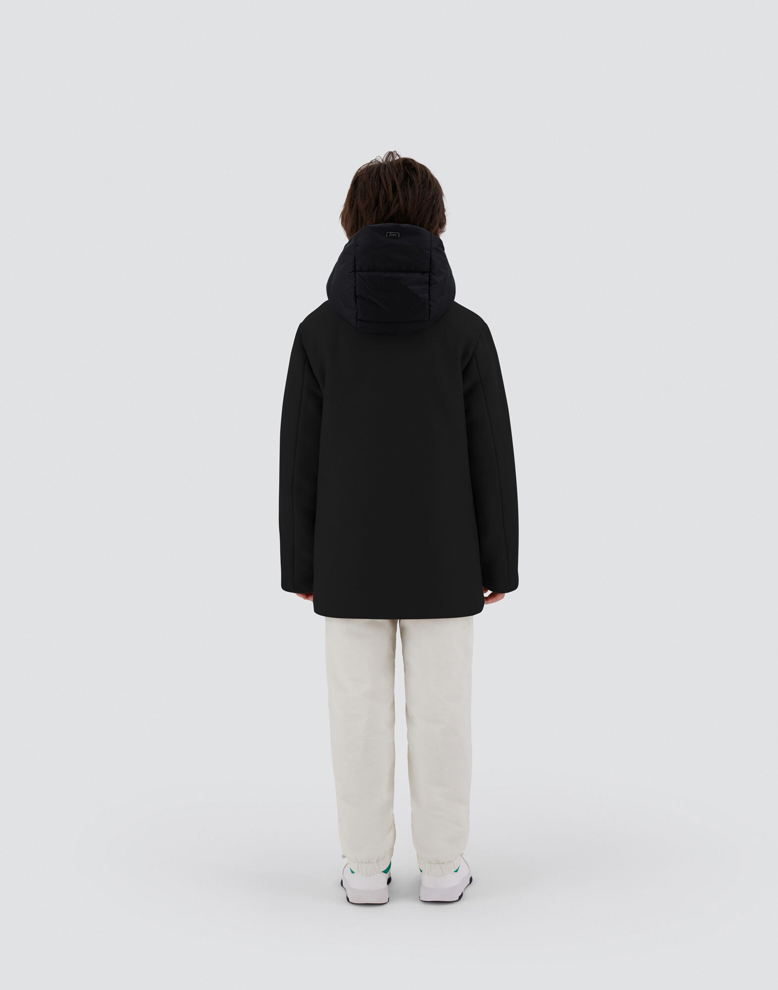 COAT IN ECOWOOL AND NYLON CHAMONIX