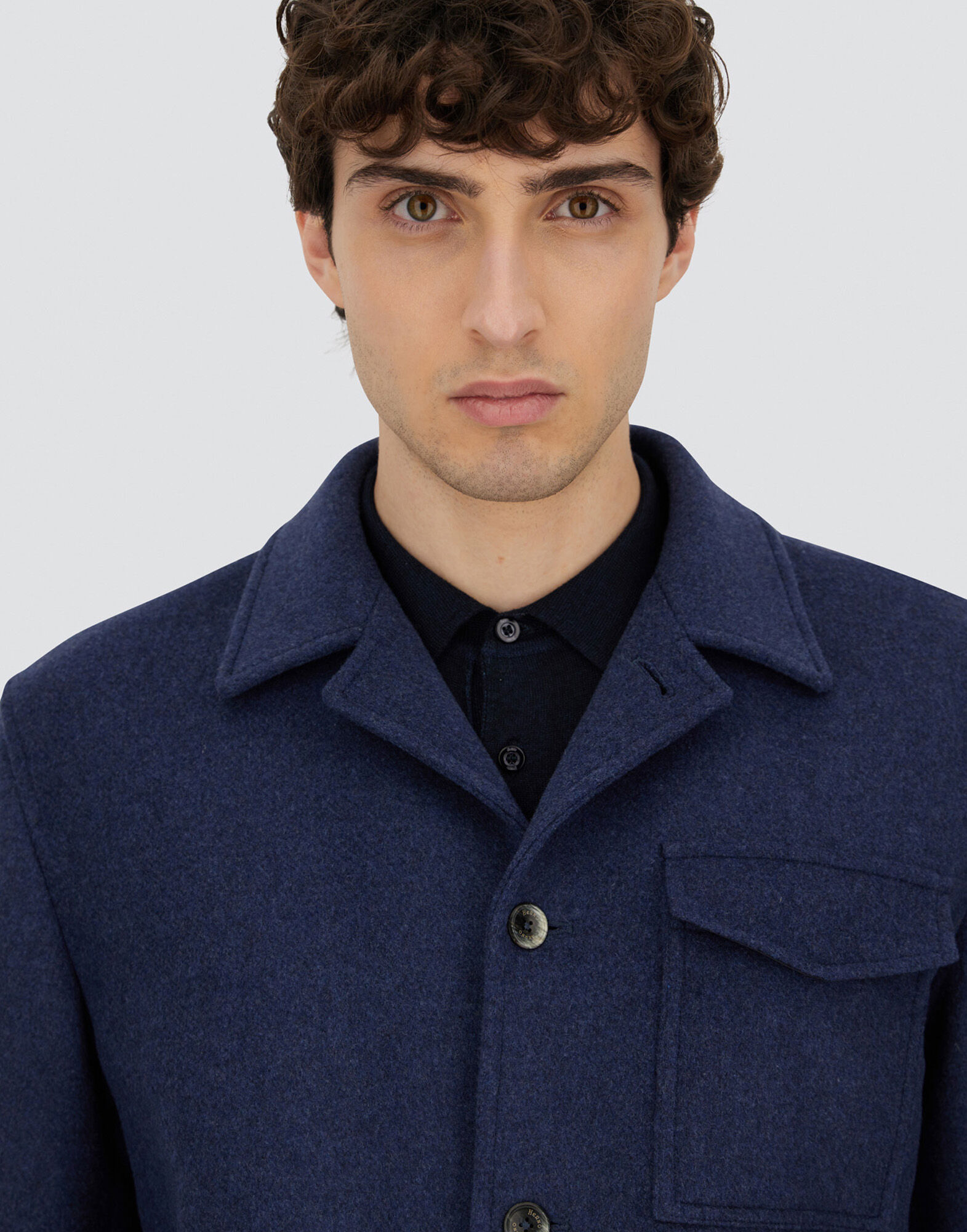 FIELD JACKET IN SOFT RECYCLED WOOL