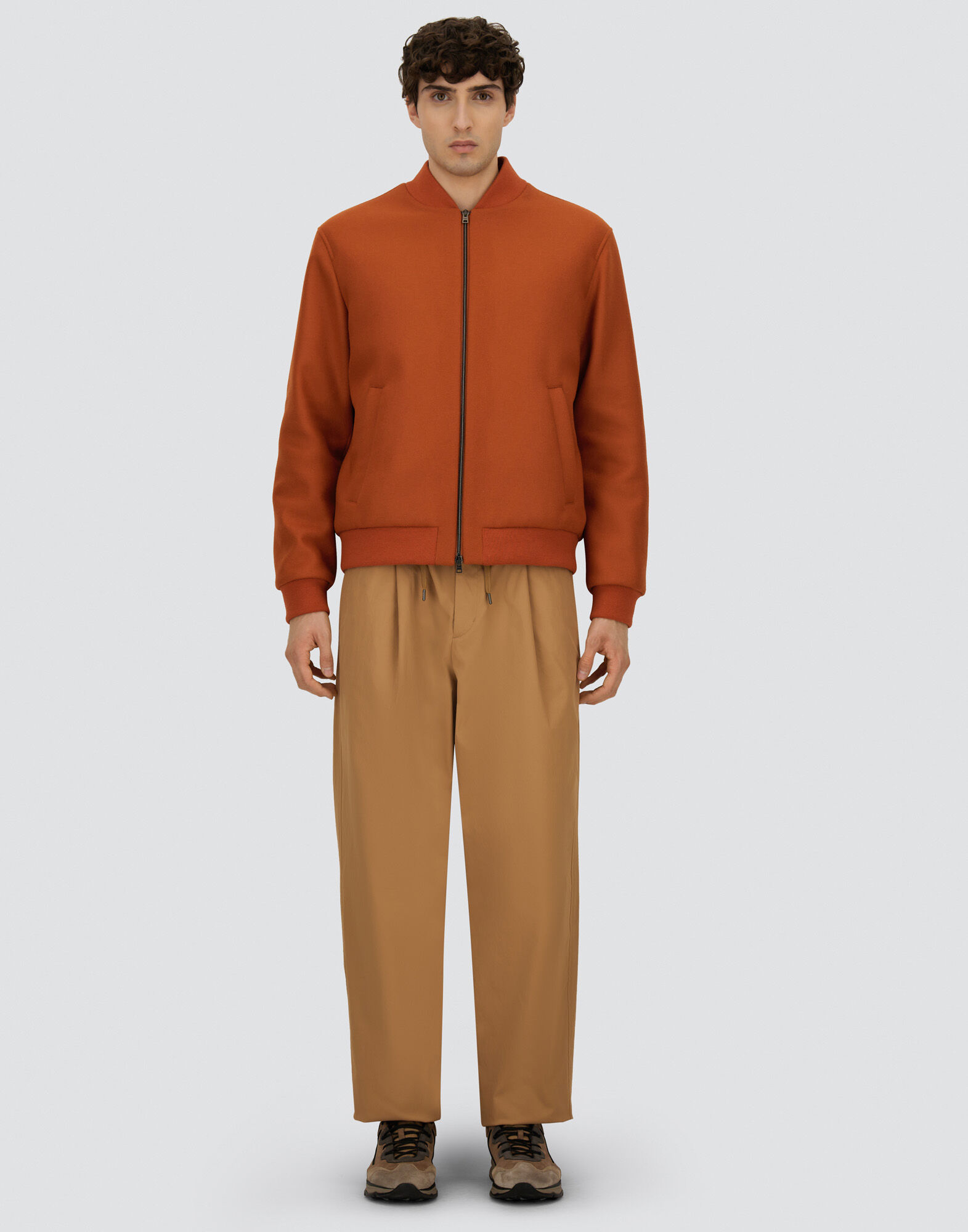 BOMBER JACKET IN EASY WOOL
