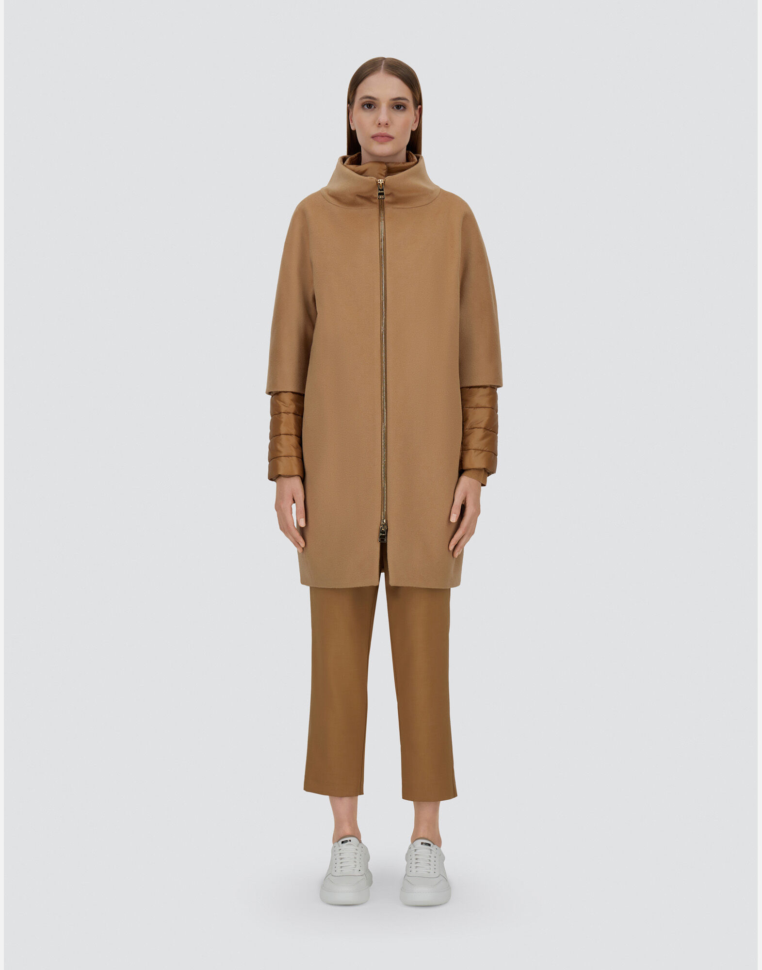 COAT IN LUXURY WOOL AND NYLON ULTRALIGHT
