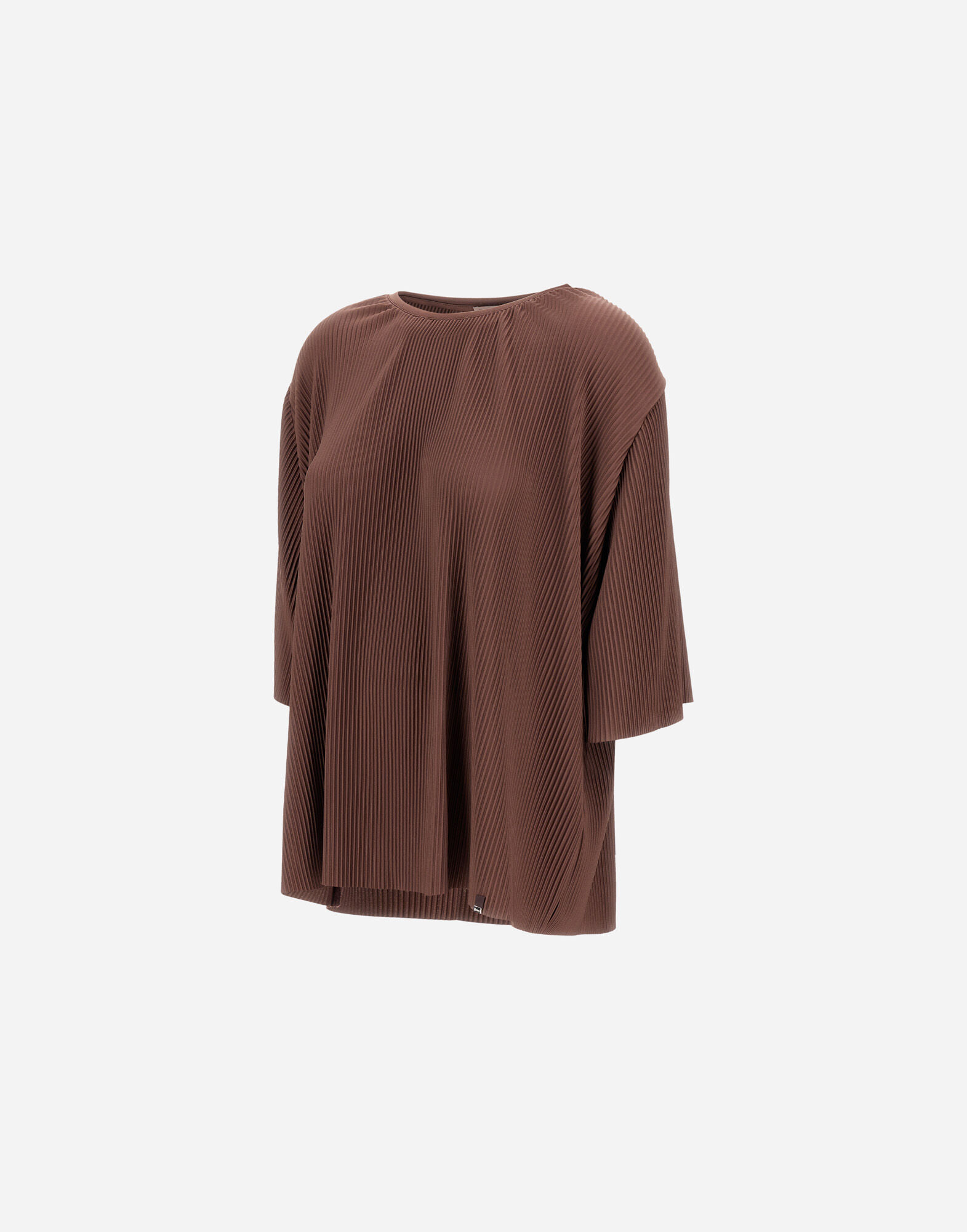 RESORT T-SHIRT IN PLEATED JERSEY