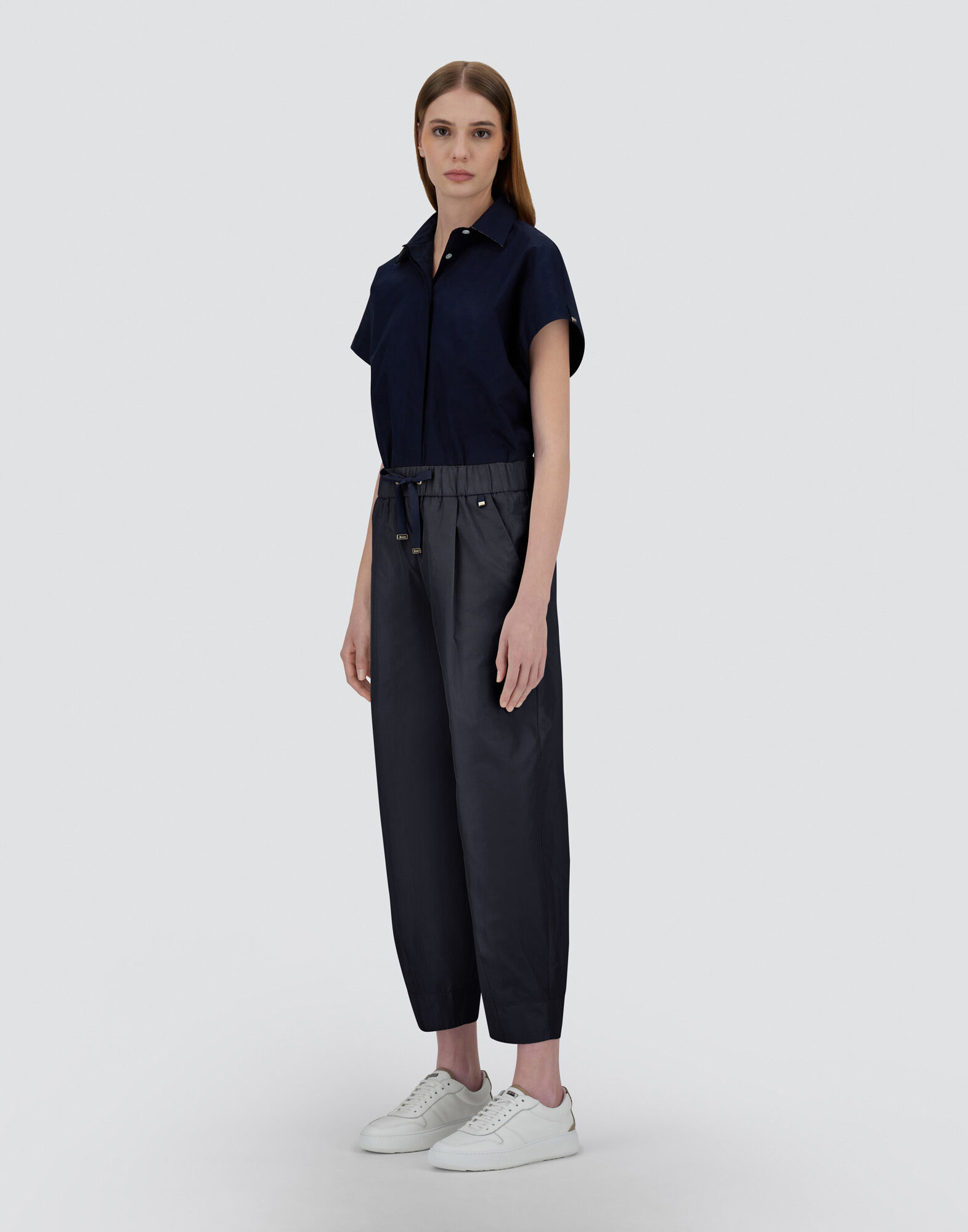 NEW TECHNO TAFFETA TROUSERS