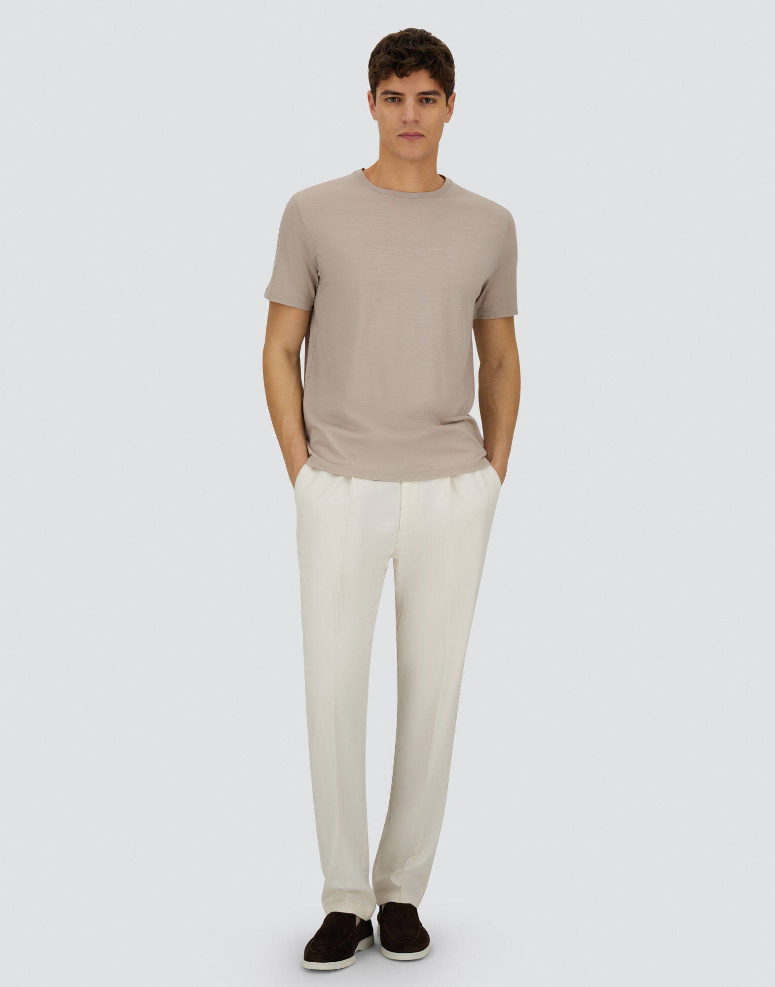 RESORT T-SHIRT IN SOFT WOOL JERSEY