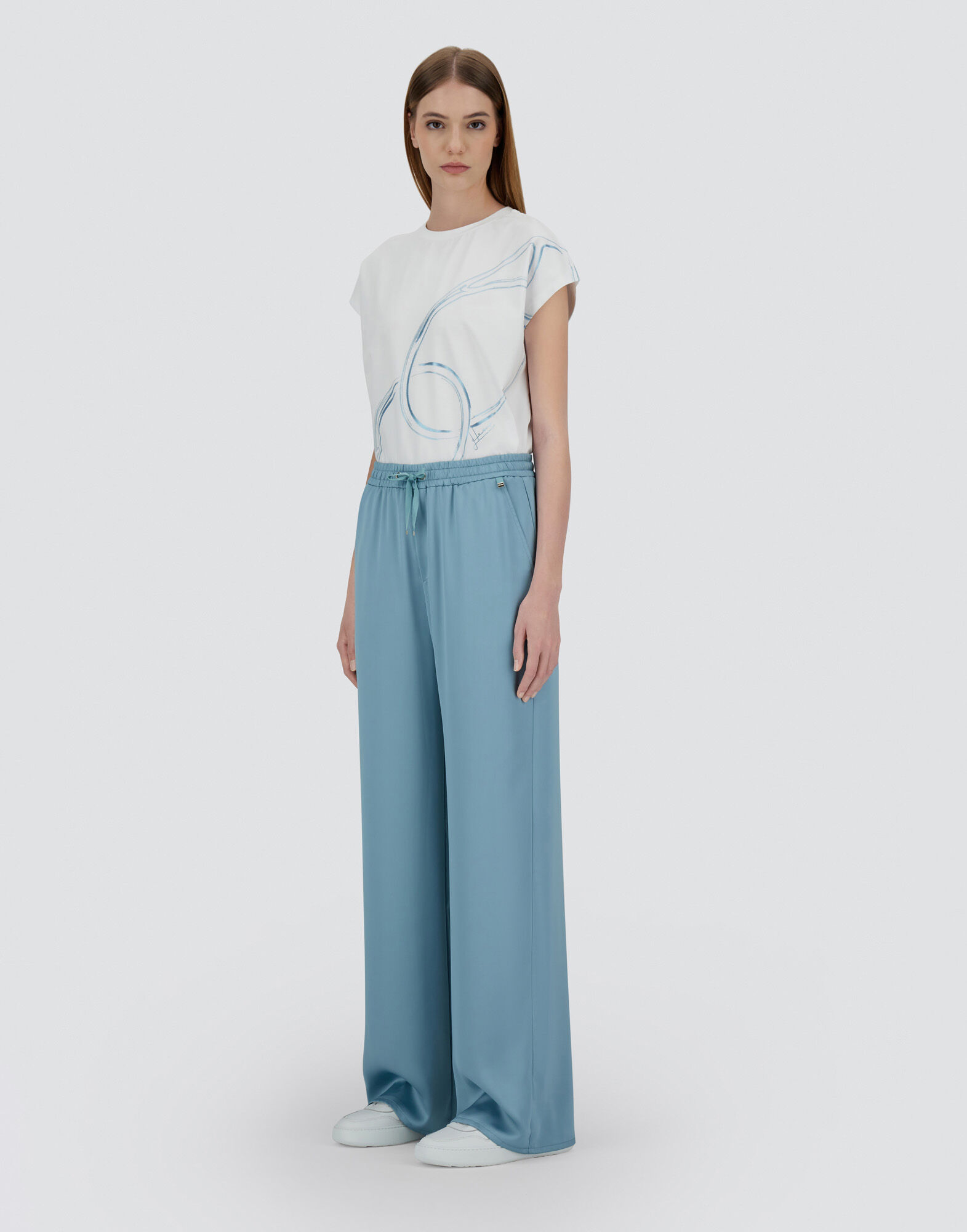 SATIN TROUSERS