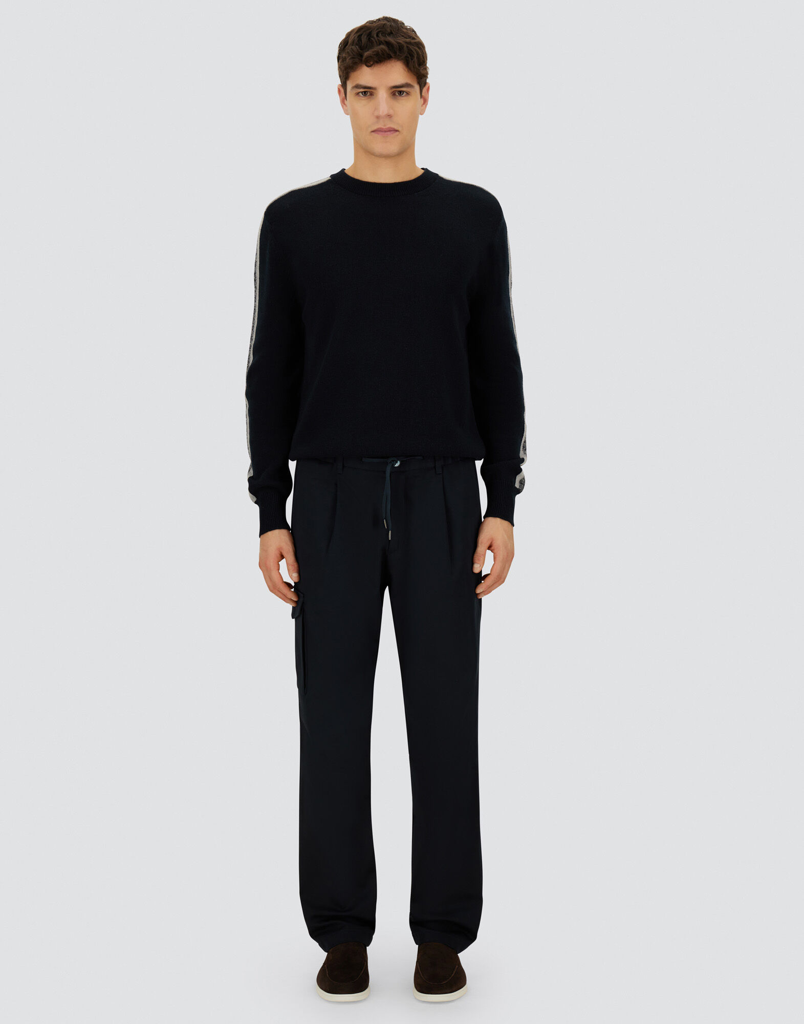 RESORT CARGO TROUSERS IN PURE COTTON