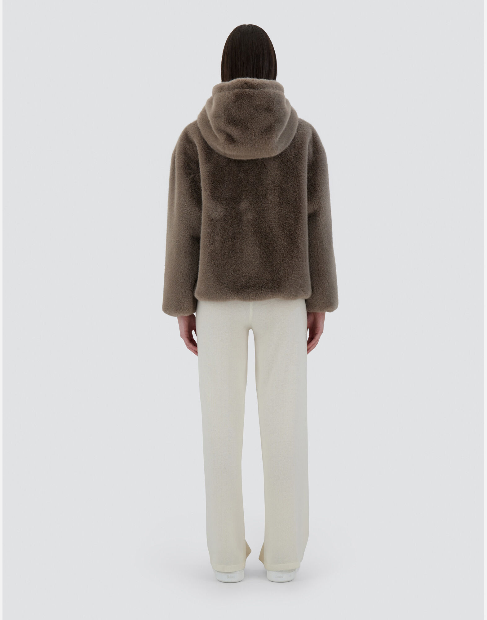 SWEATSHIRT IN FAUX MINK FUR