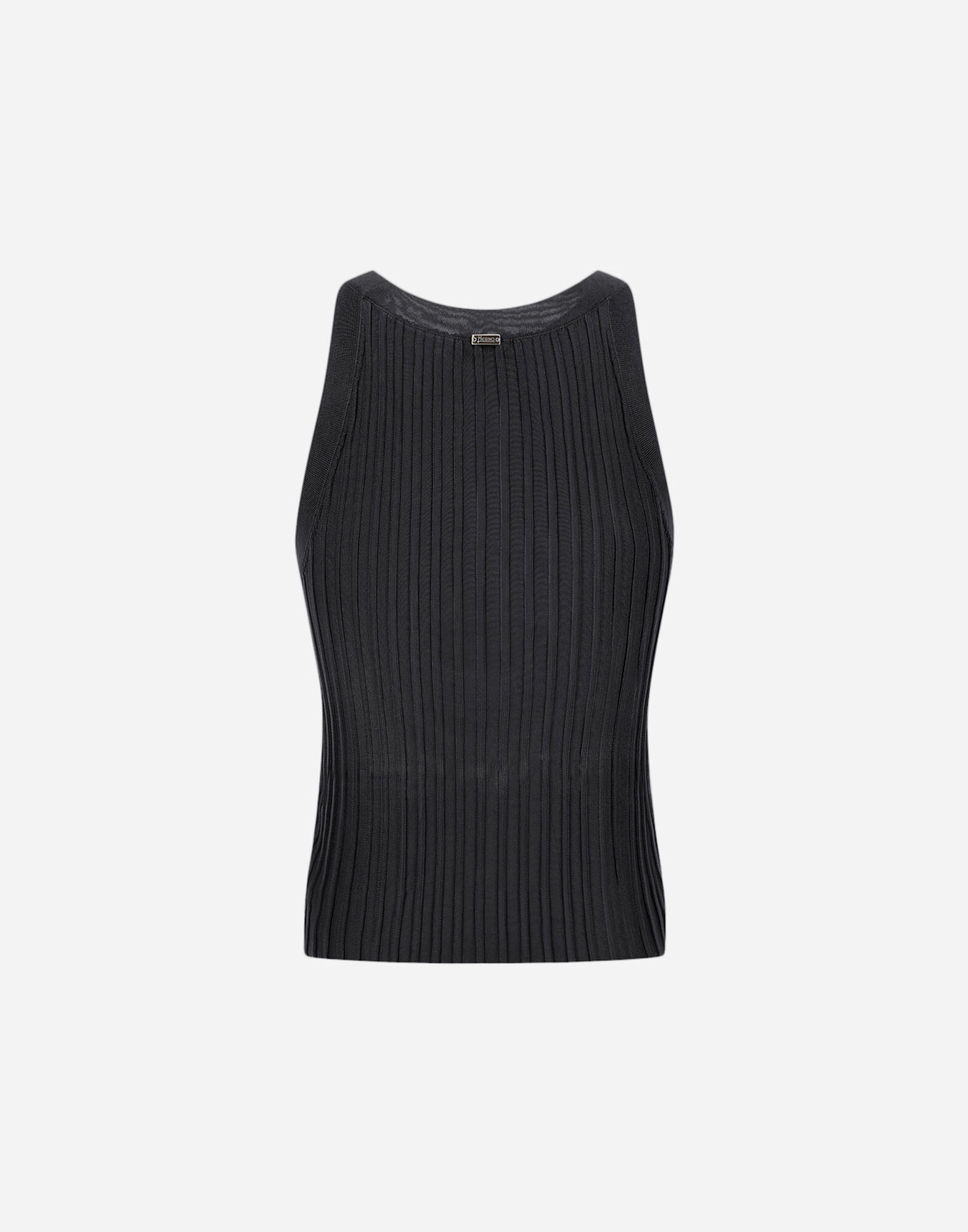 TANK?TOP IN SHINY VISCOSE RIB