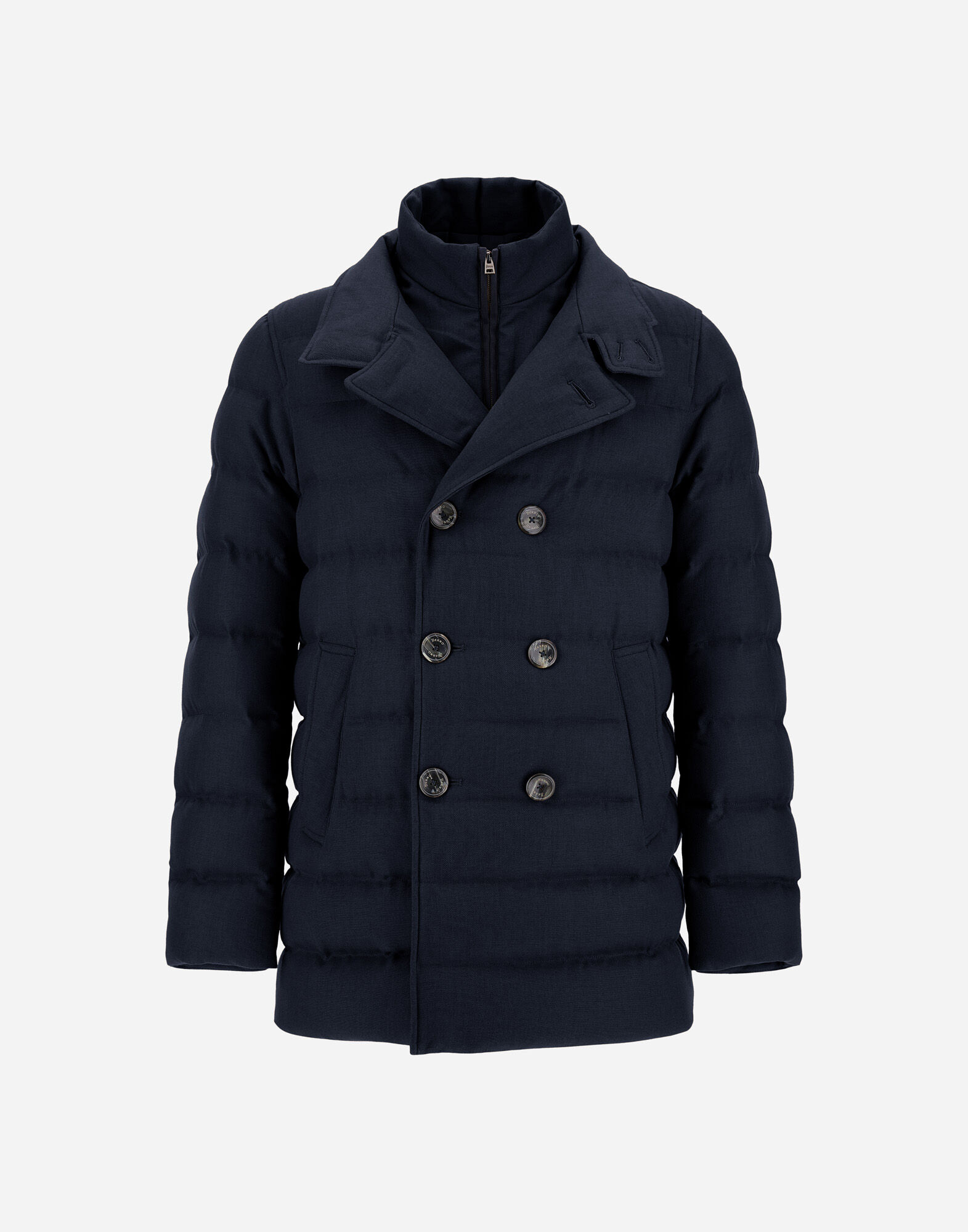 PEA COAT IN NORFOLK WOOL BLEND