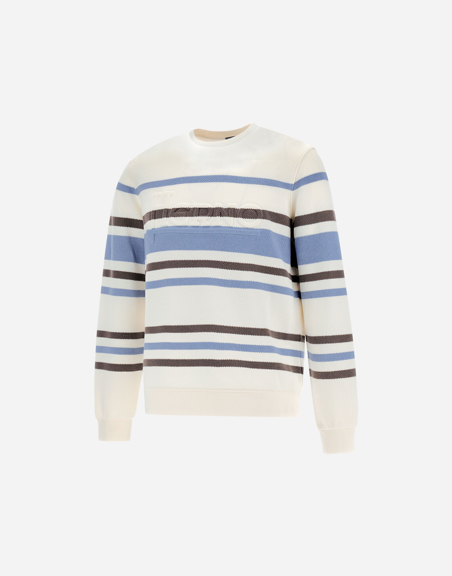SWEATSHIRT IN STRIPE COTTON SWEATER