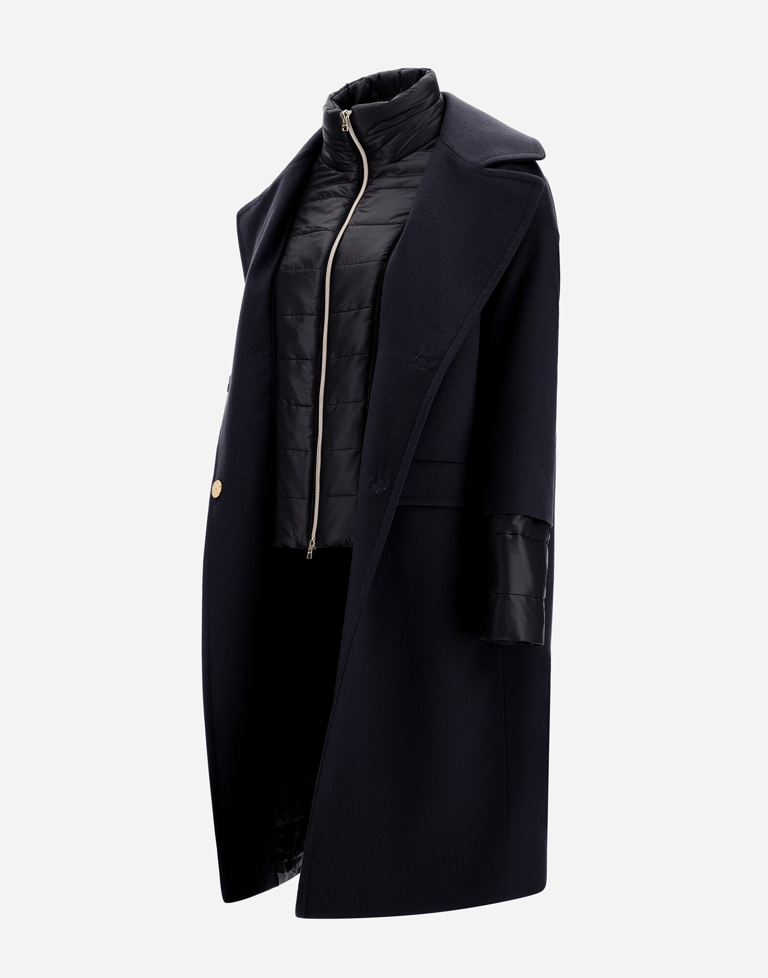 COAT IN PURE CASHMERE AND NYLON ULTRALIGHT