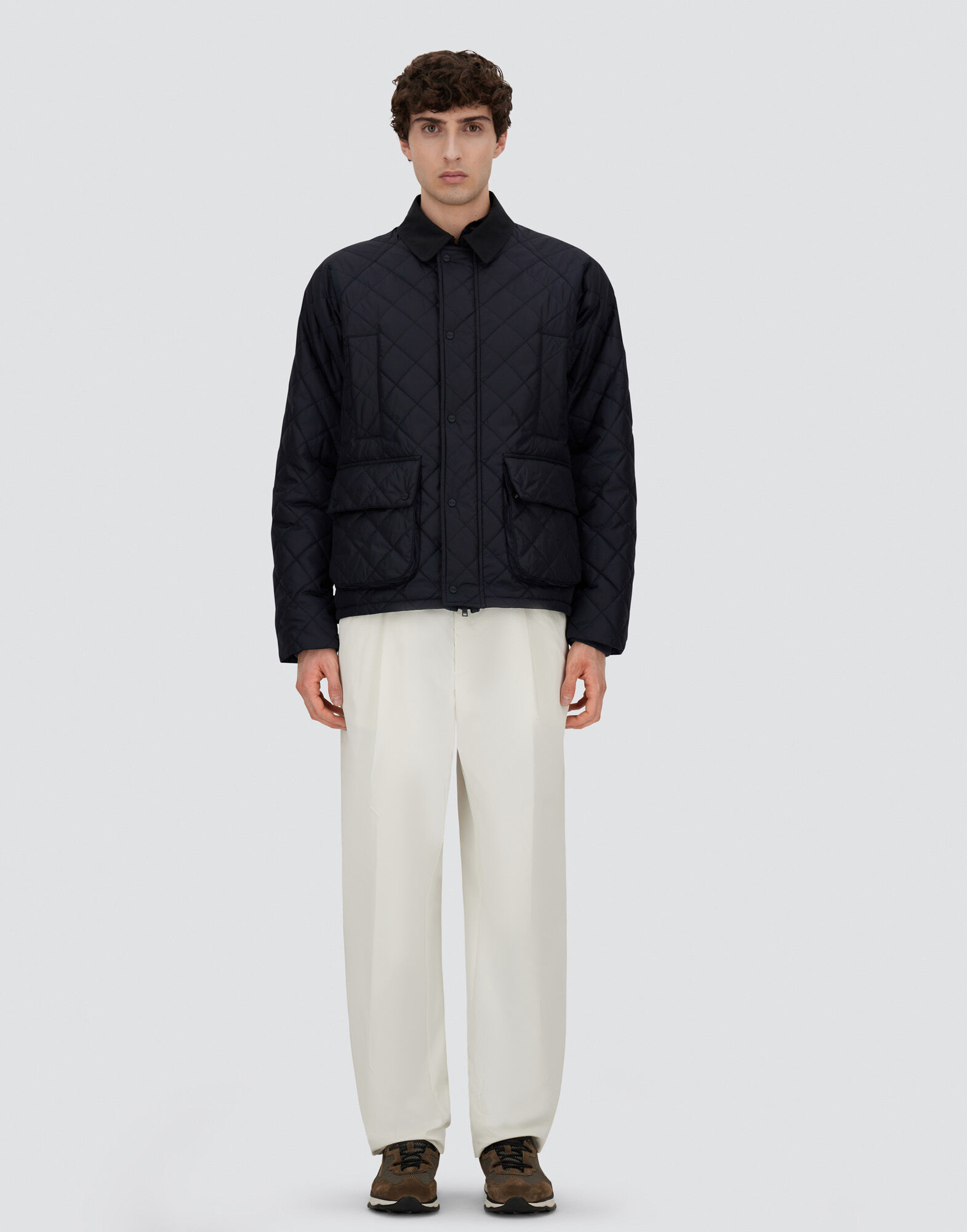 JACKET IN NYLON CHAMONIX AND WAXED TECH COTTON