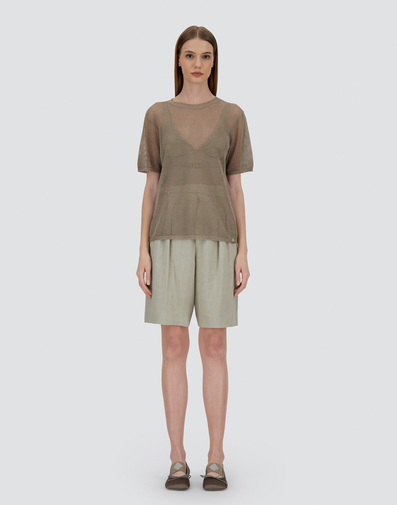 BRIGHT SUMMER KNIT T-SHIRT