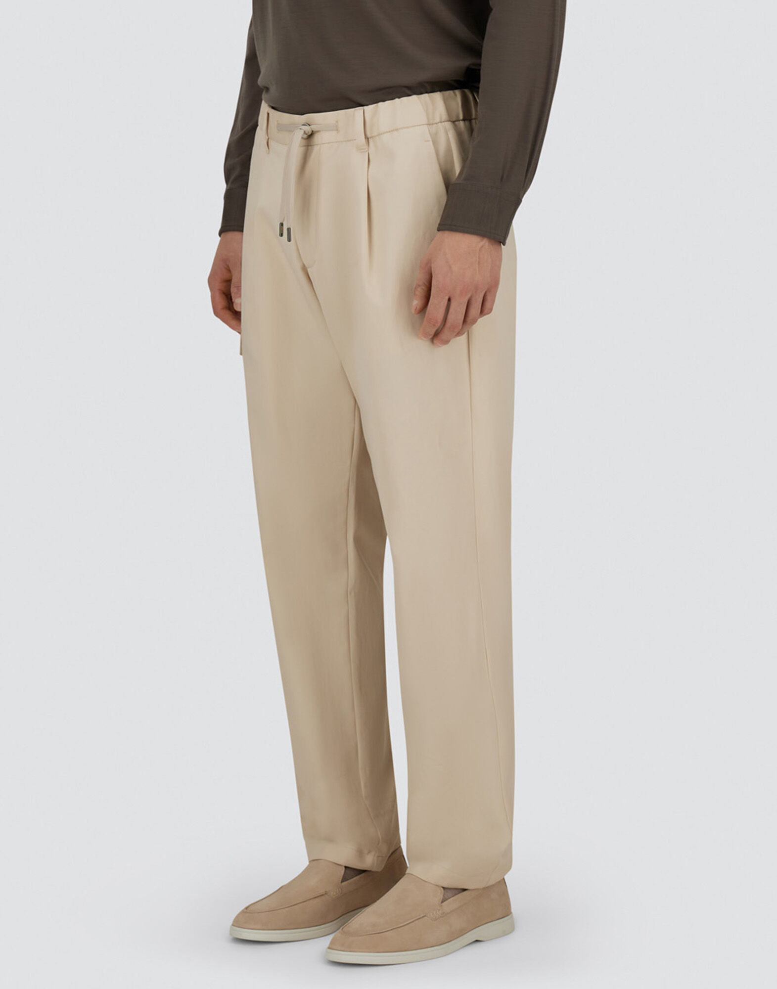 RESORT CARGO TROUSERS IN PURE COTTON